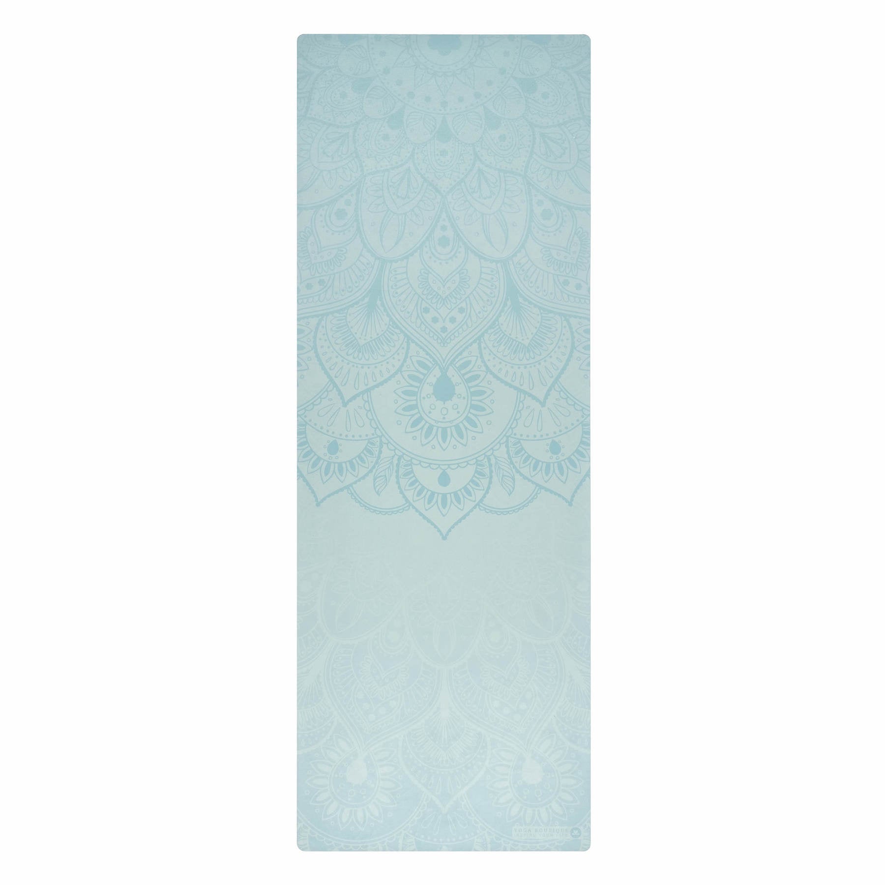 Tapis de yoga velours Mandala menthe