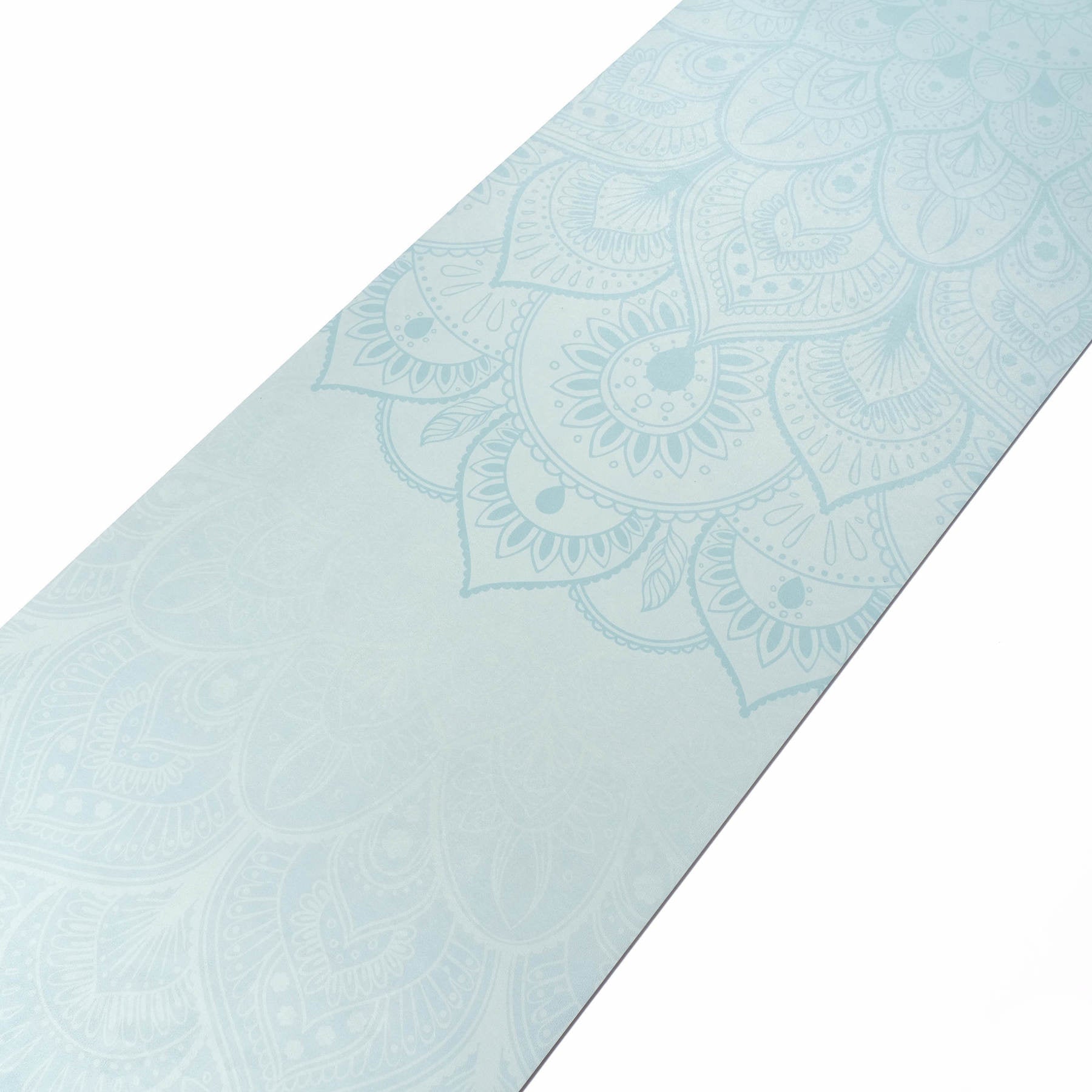 Tapis de yoga velours Mandala menthe