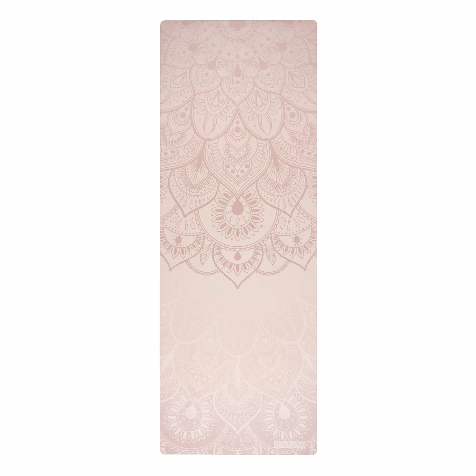 Tapis de yoga velours Mandala sable