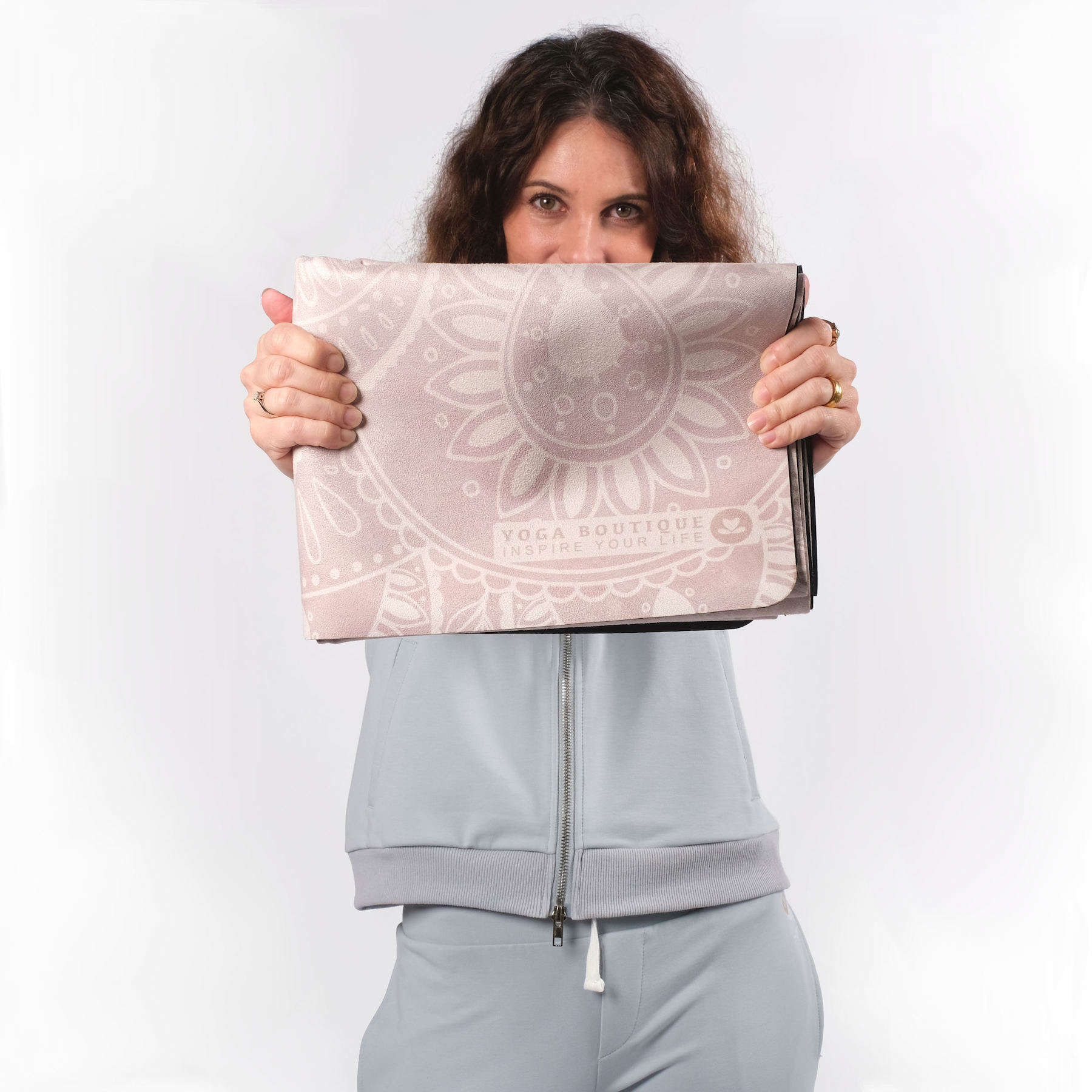 Tapis de voyage - Tapis de yoga Mandala sable