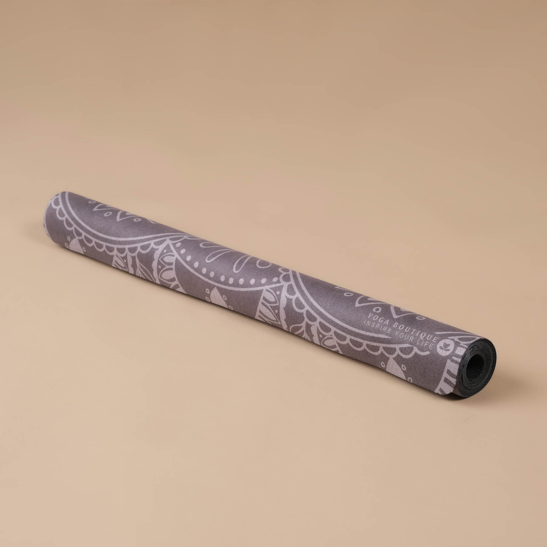 Tapis de voyage - Tapis de yoga Mandala noir