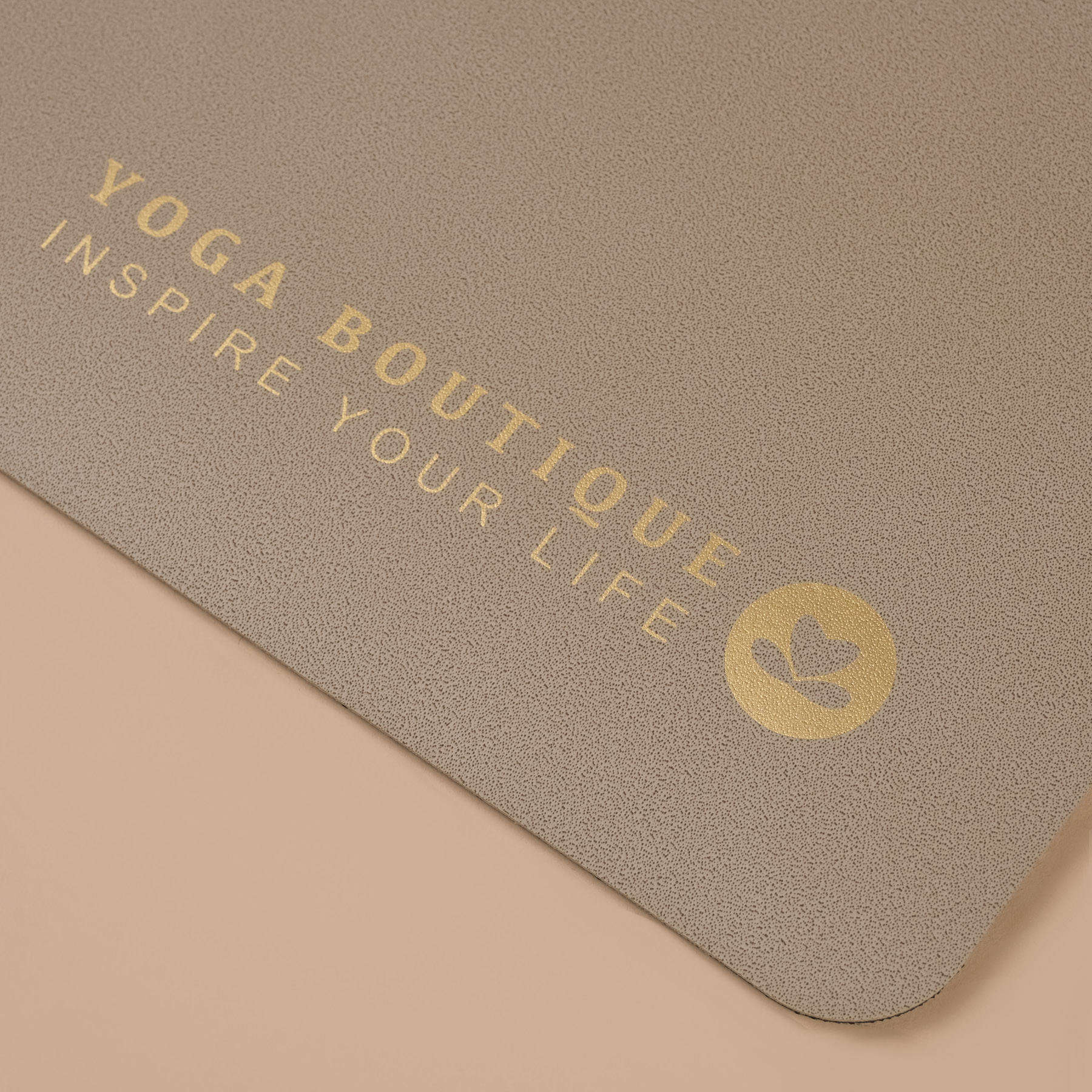 Tapis de yoga SuperGrip 2.0 Mandala Moon super antidérapant en caoutchouc naturel sable