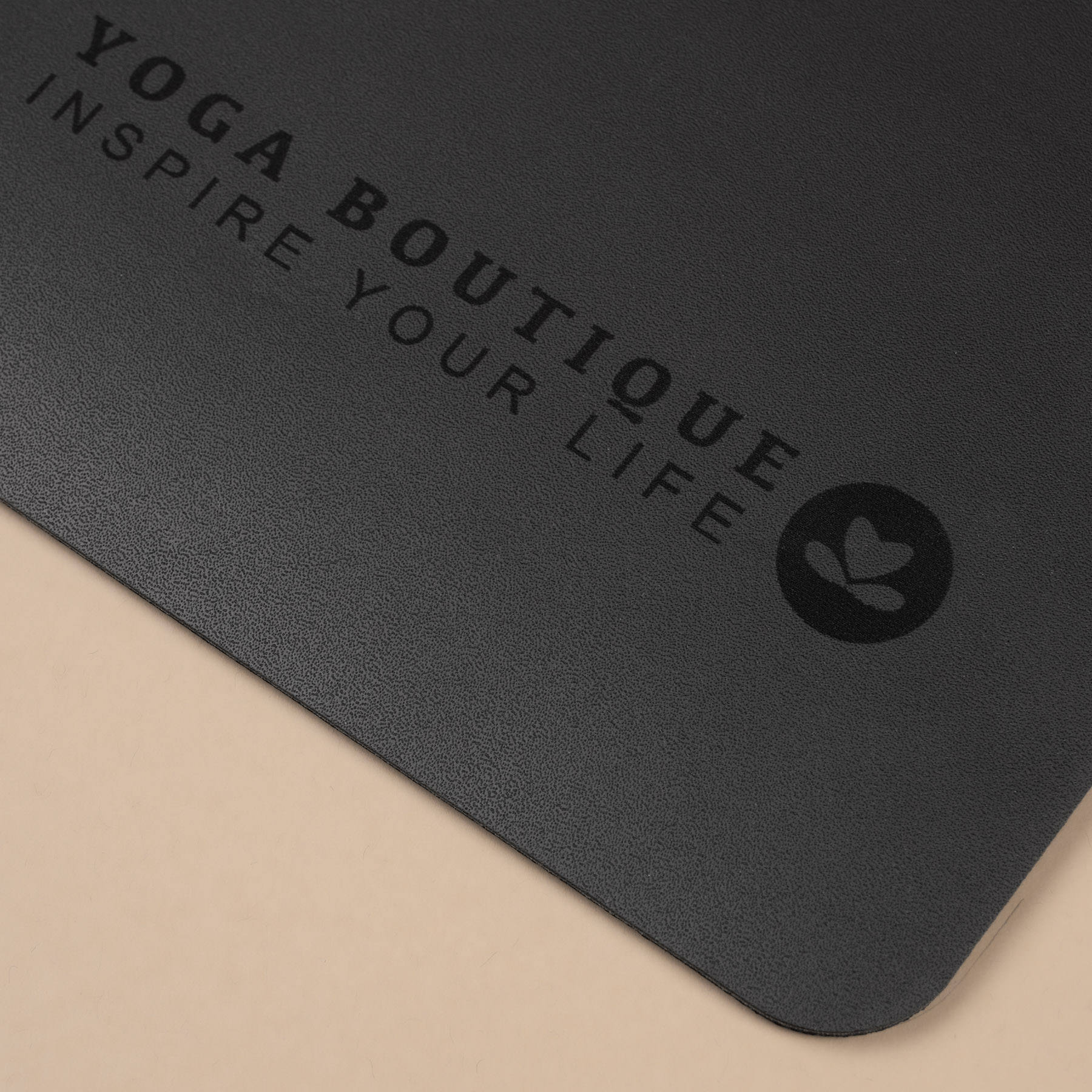 Tapis de yoga SuperGrip 2.0 Mandala très antidérapant noir