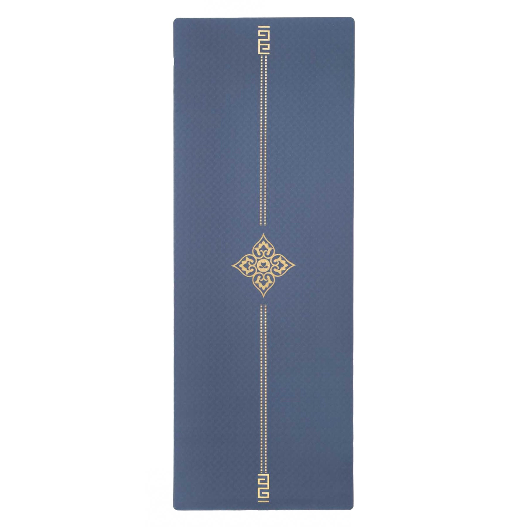 Tapis de yoga TPE gold Print bleu marine