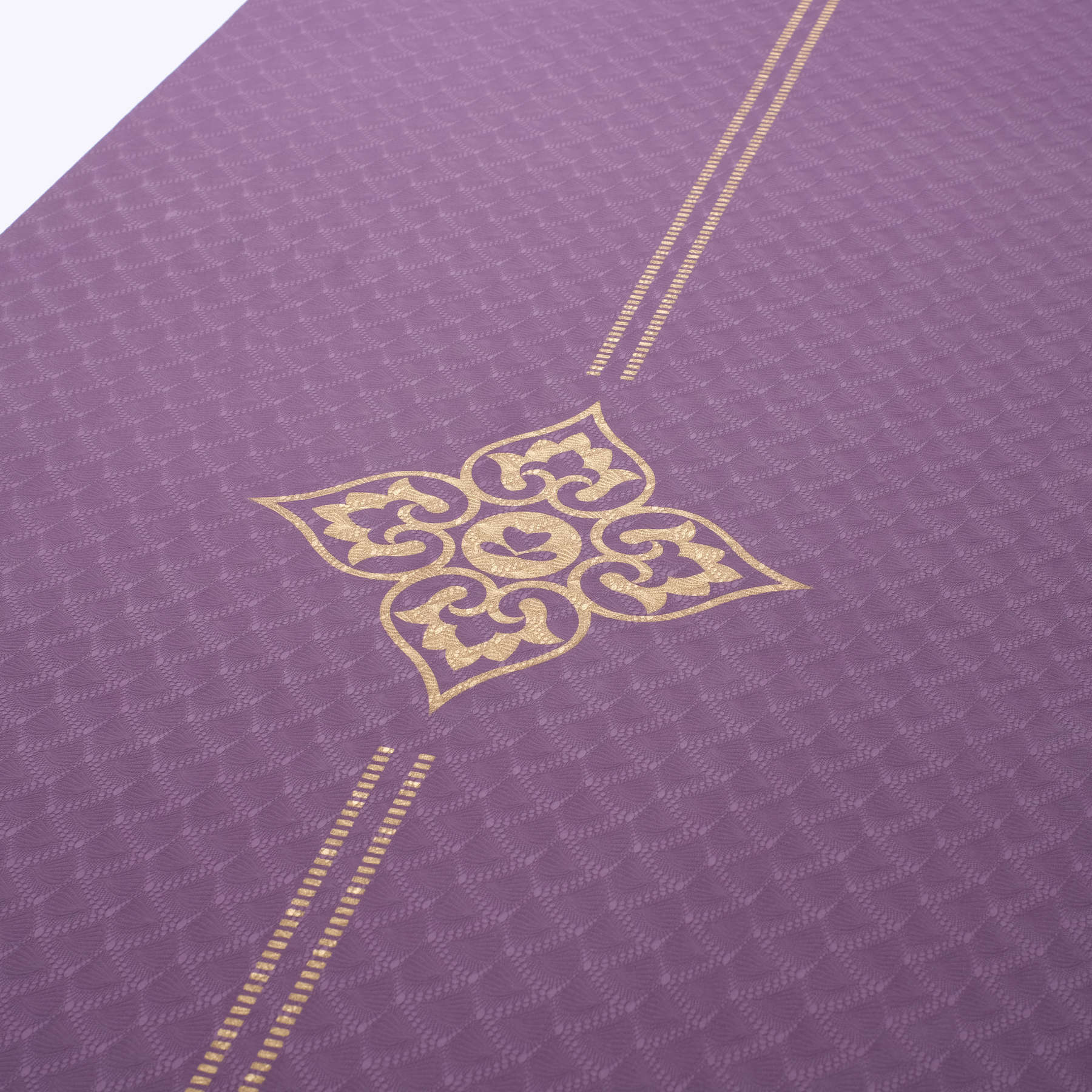 Tapis de yoga TPE gold Print violet