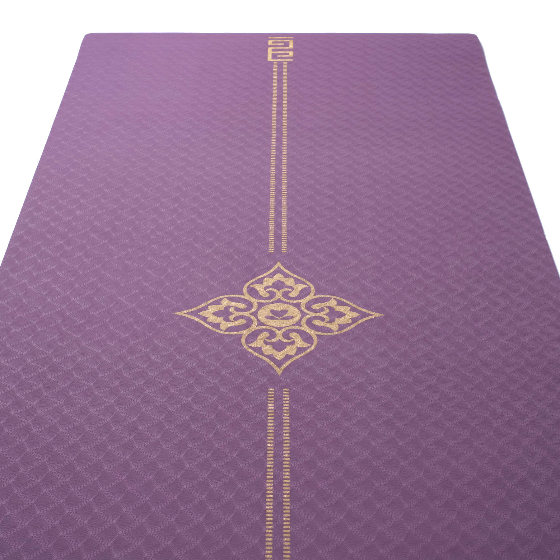 Tapis de yoga TPE gold Print violet