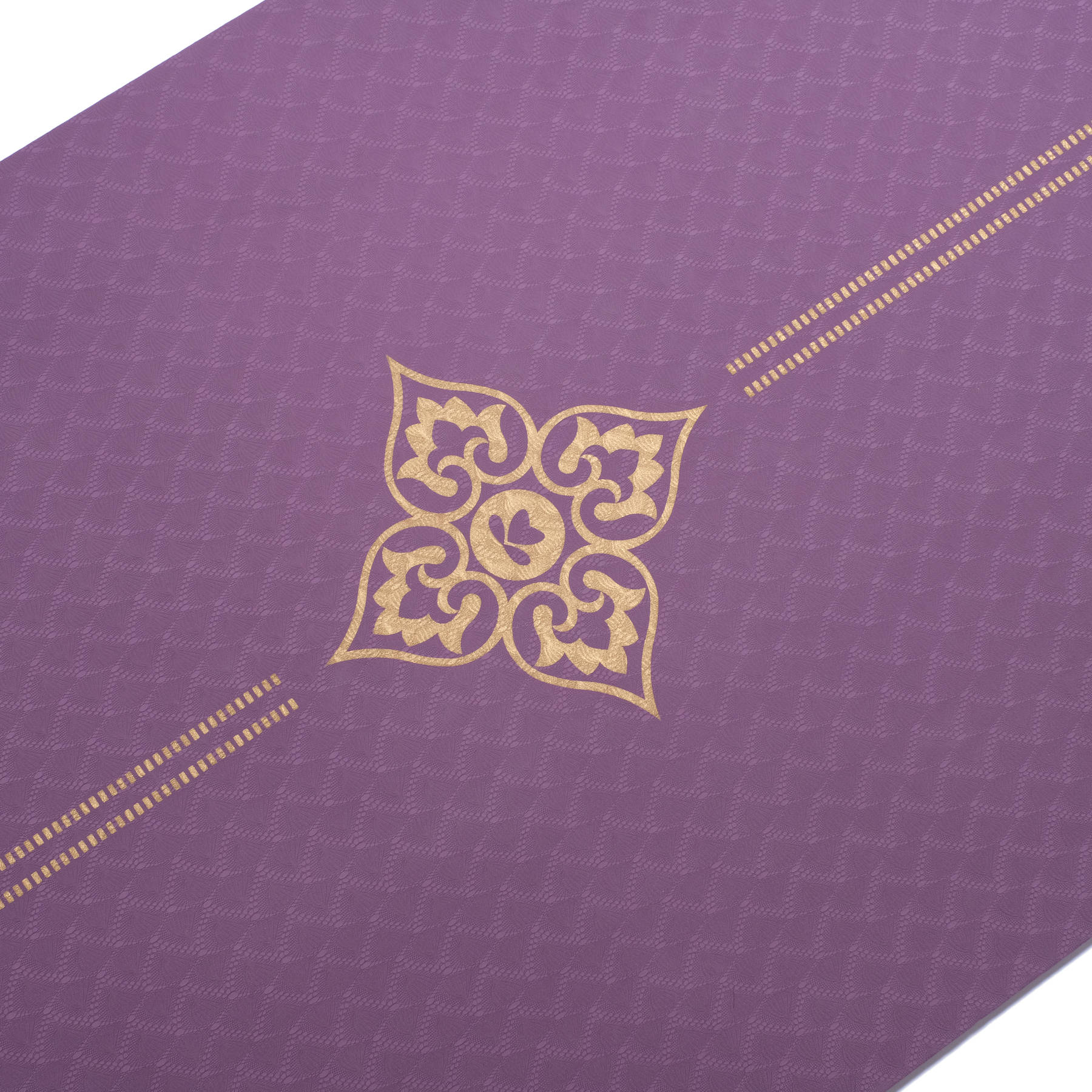 Tapis de yoga TPE gold Print violet