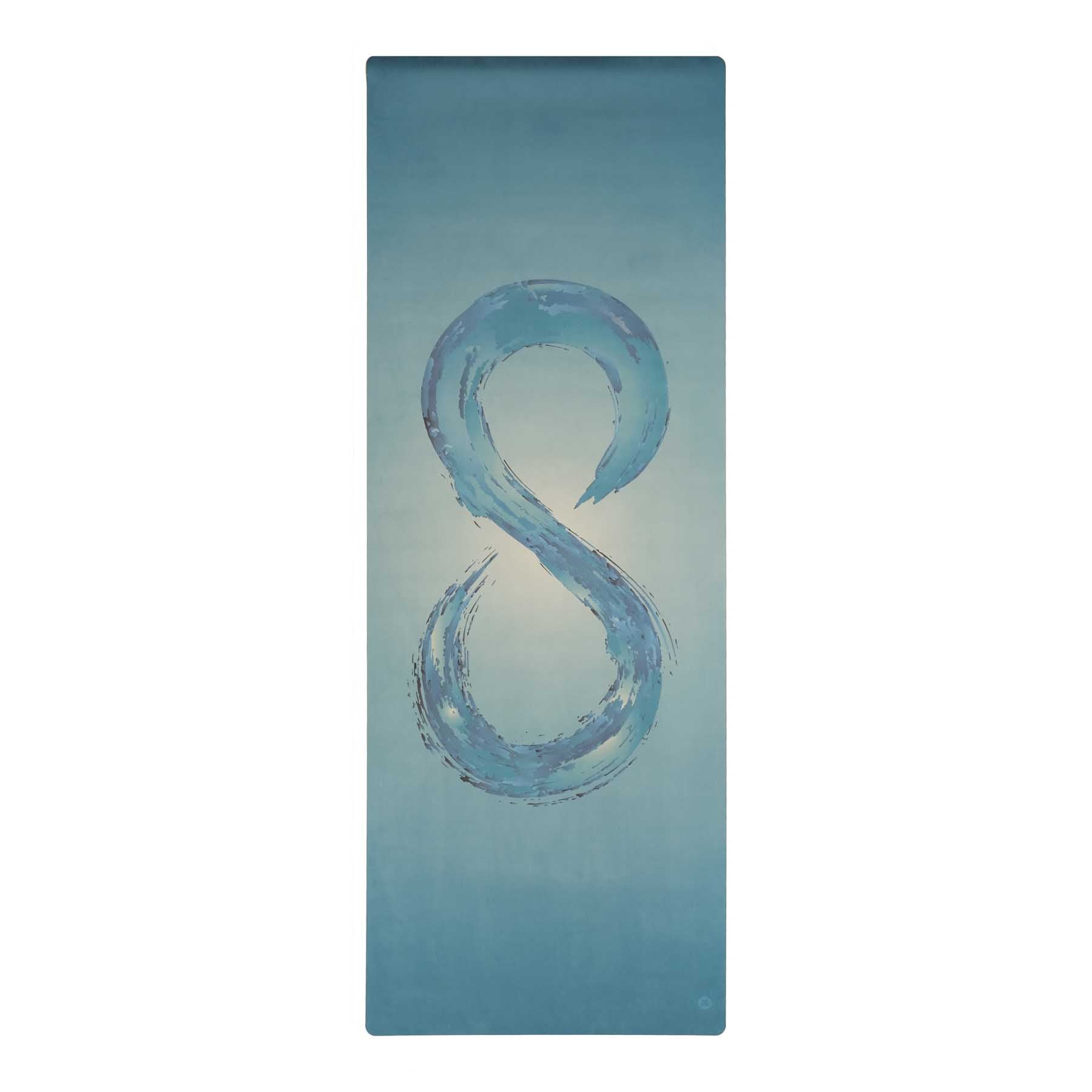 Tapis de yoga Velours Infinity en caoutchouc naturel avec surface en microfibre douce et veloutée