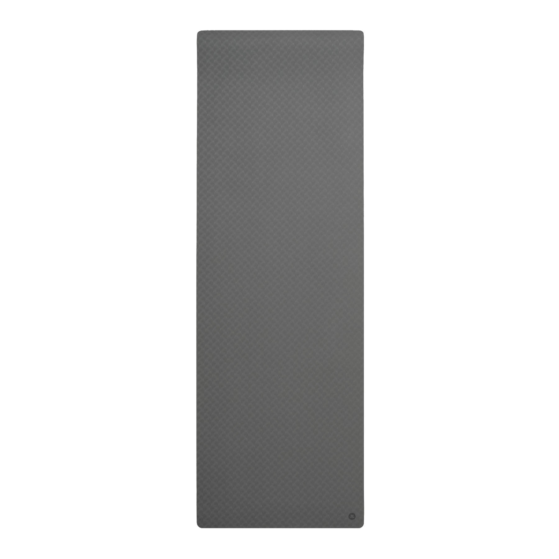 Tapis de yoga TPE gris avec un bon amorti