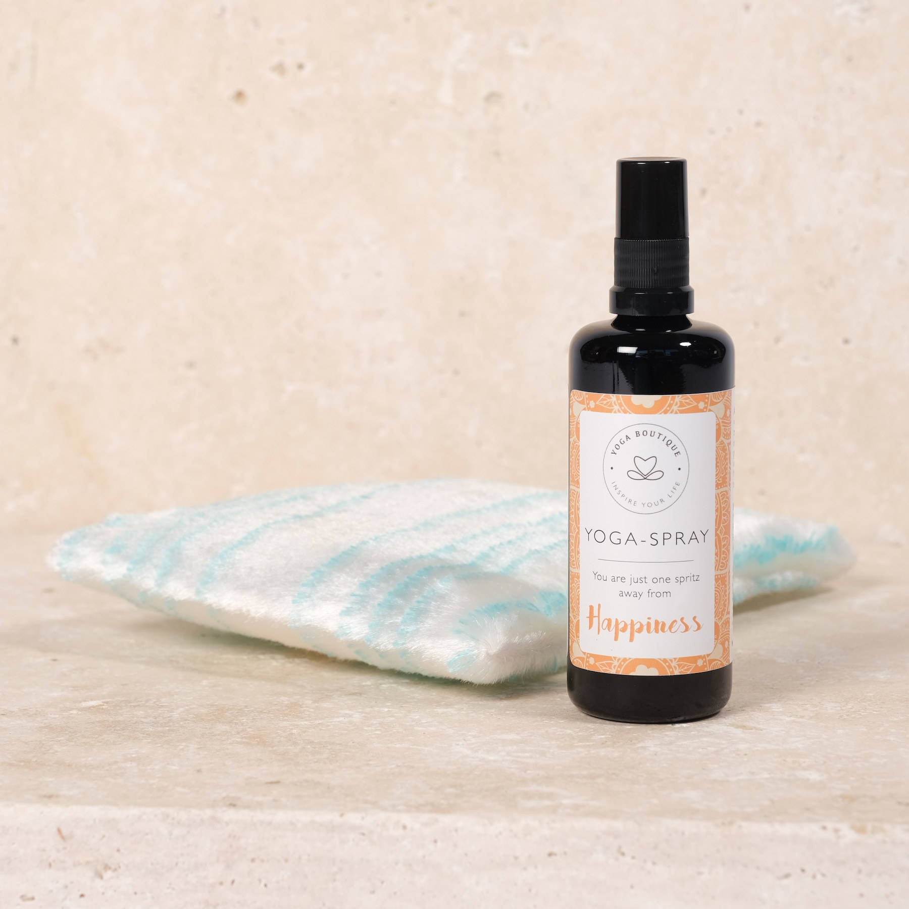 Spray pour tapis de yoga et spray d'ambiance Happiness Bio