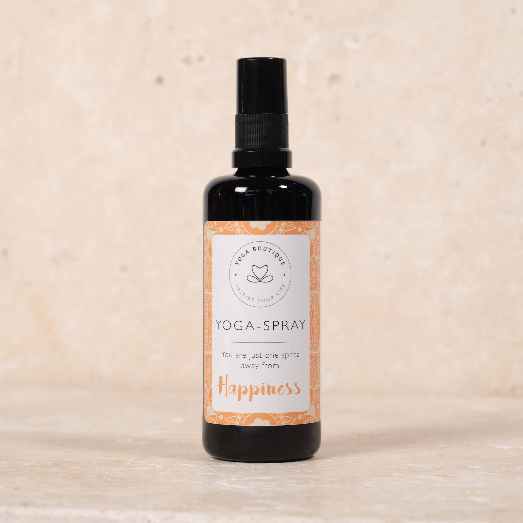 Spray pour tapis de yoga et spray d'ambiance Happiness Bio