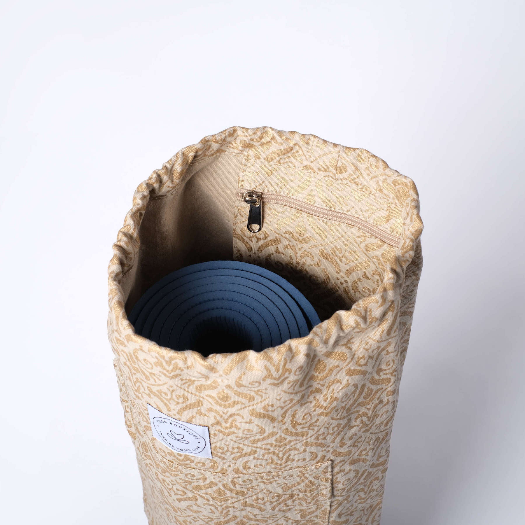 Sac pour matelas de yoga Taj Mahal sable