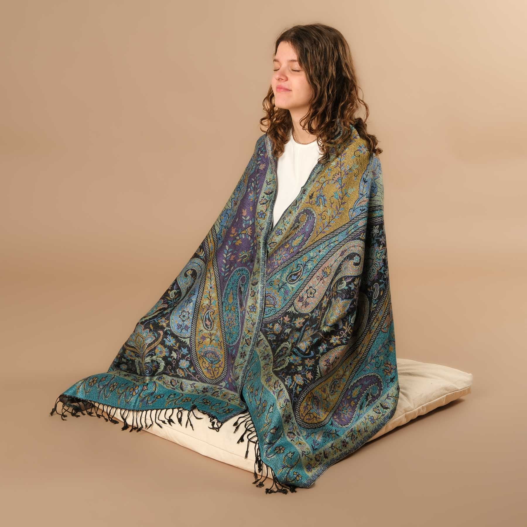 Écharpe de méditation en viscose Lunaris