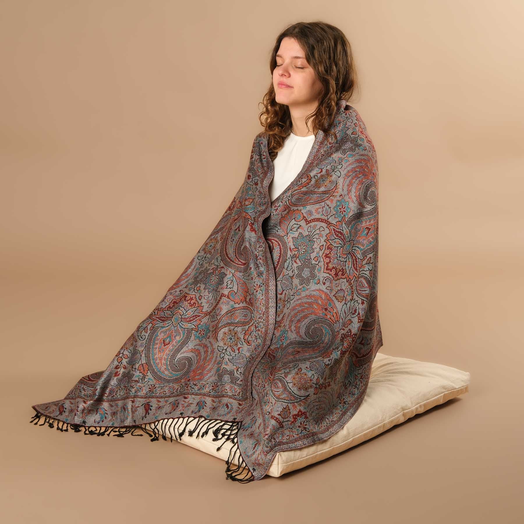 Écharpe de méditation en viscose Abou