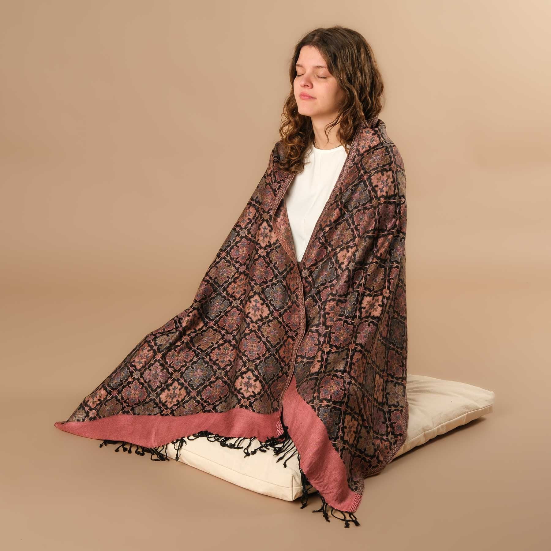 Foulard de méditation en viscose Amélie