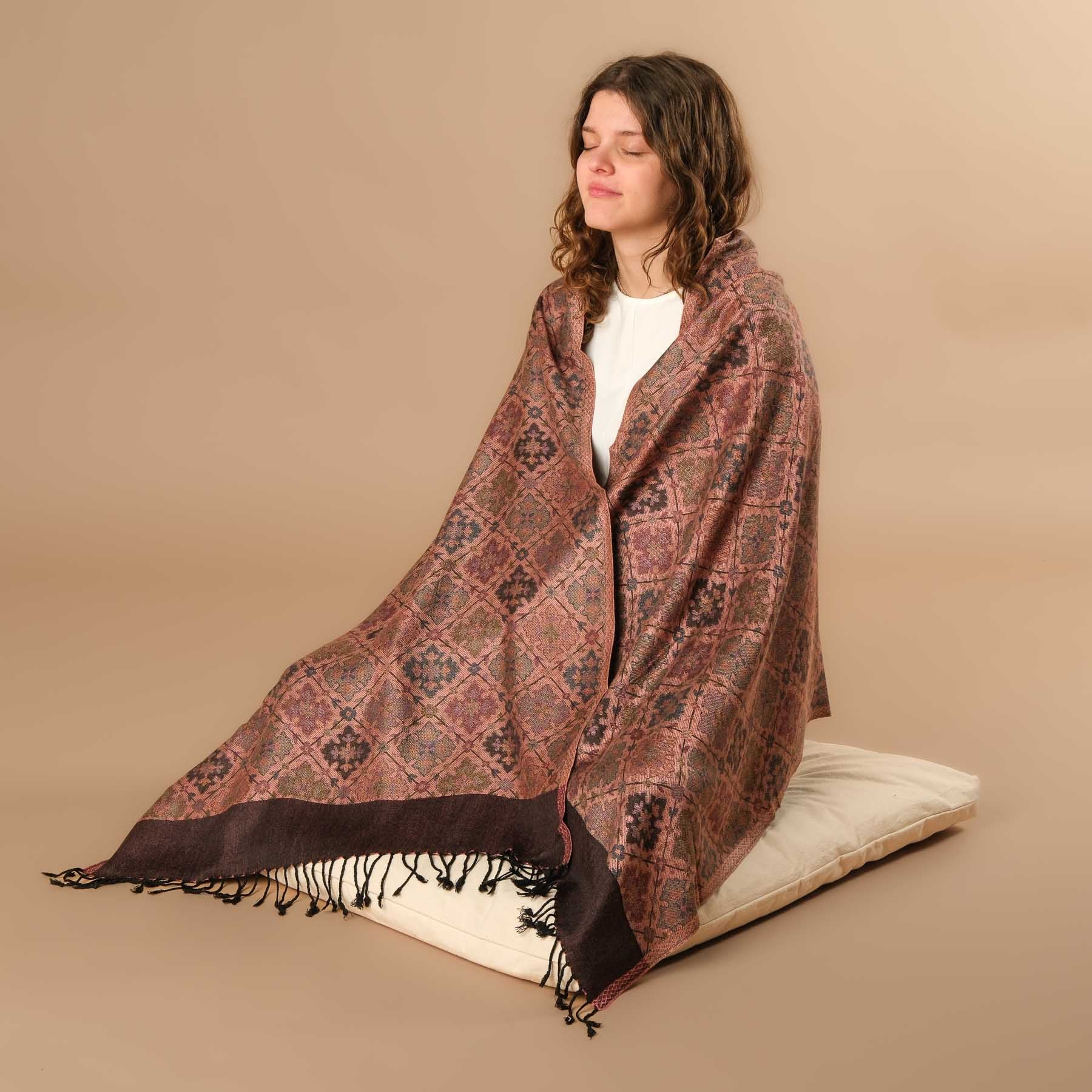 Foulard de méditation en viscose Amélie