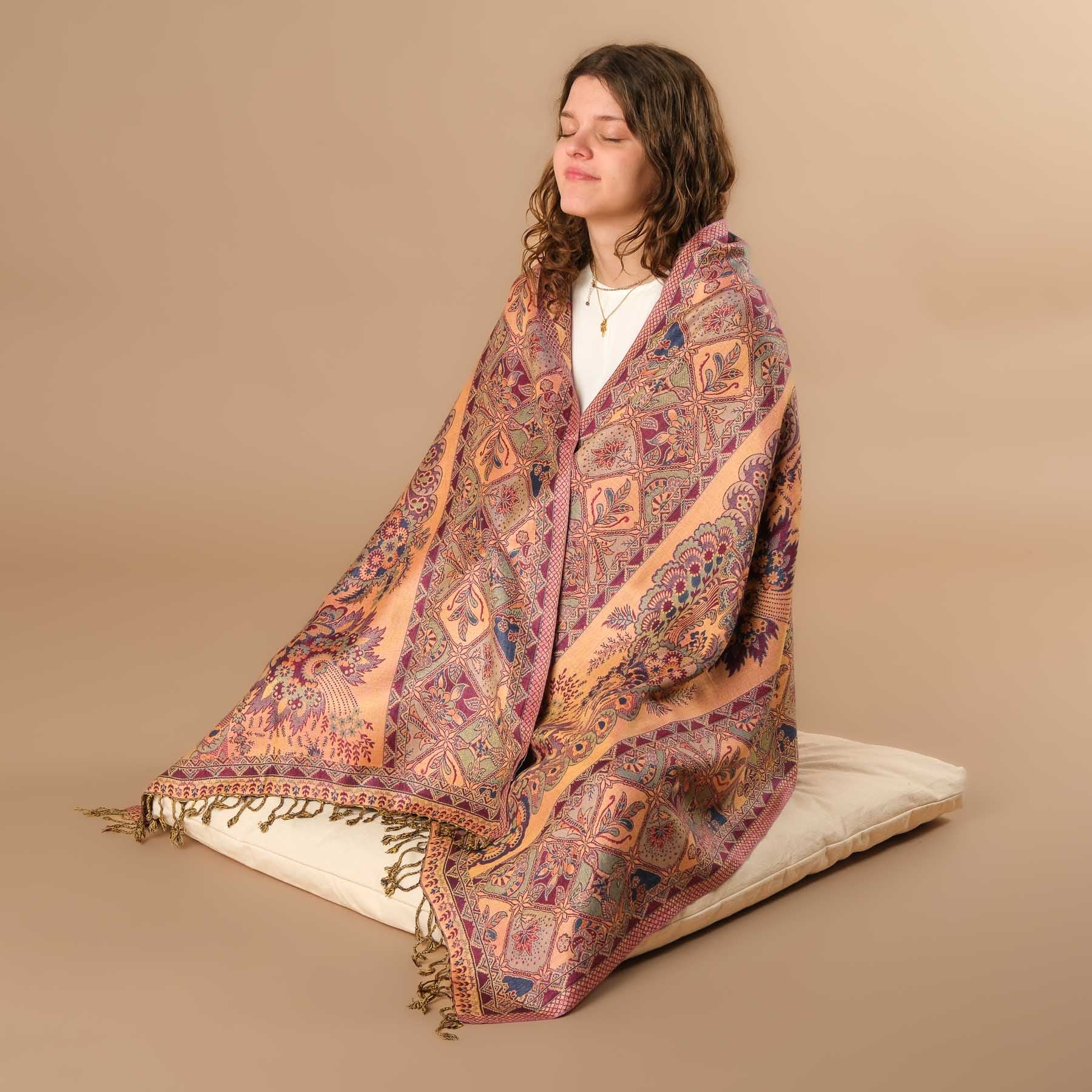 Écharpe de méditation en viscose Cadiz