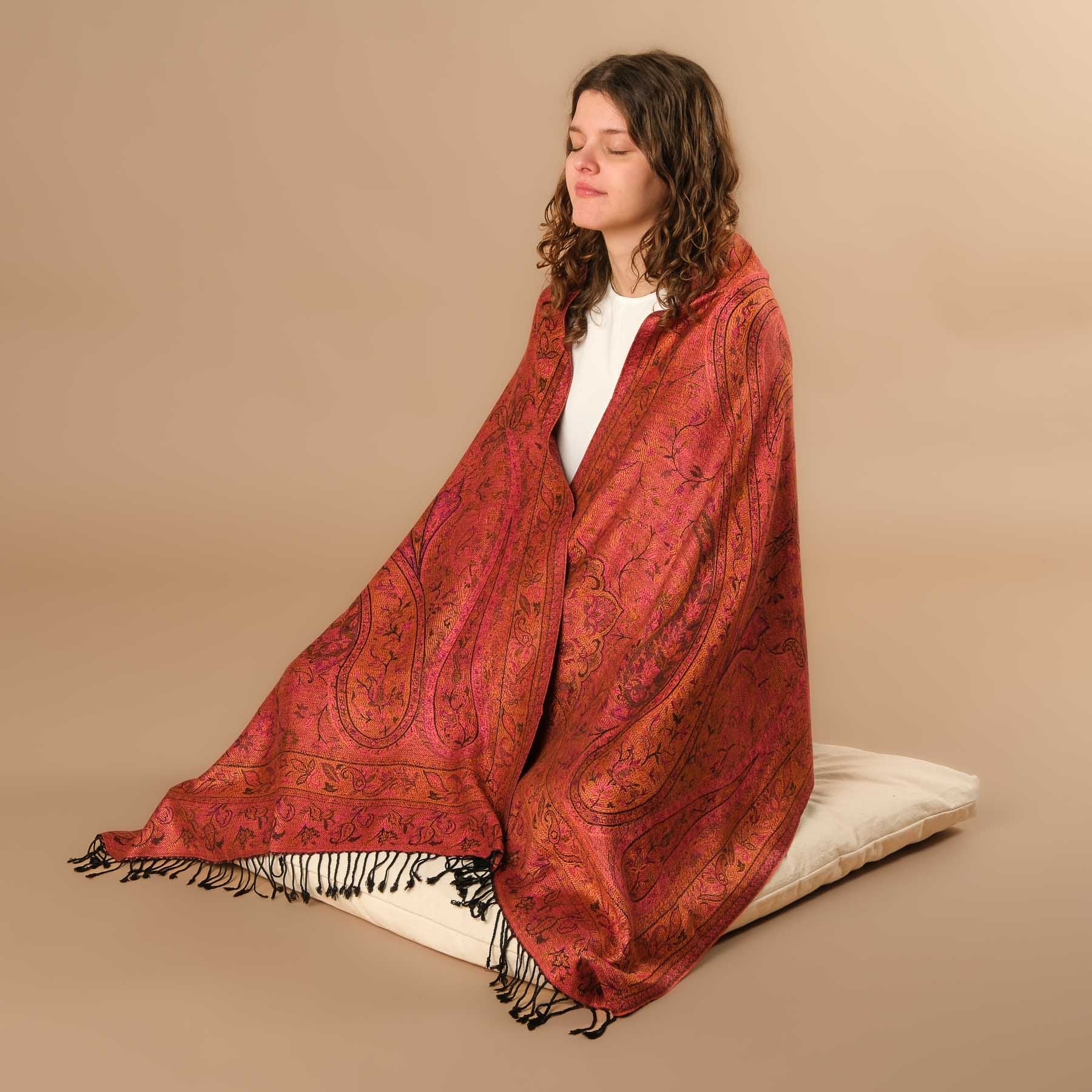 Écharpe de méditation en viscose Dornröschen