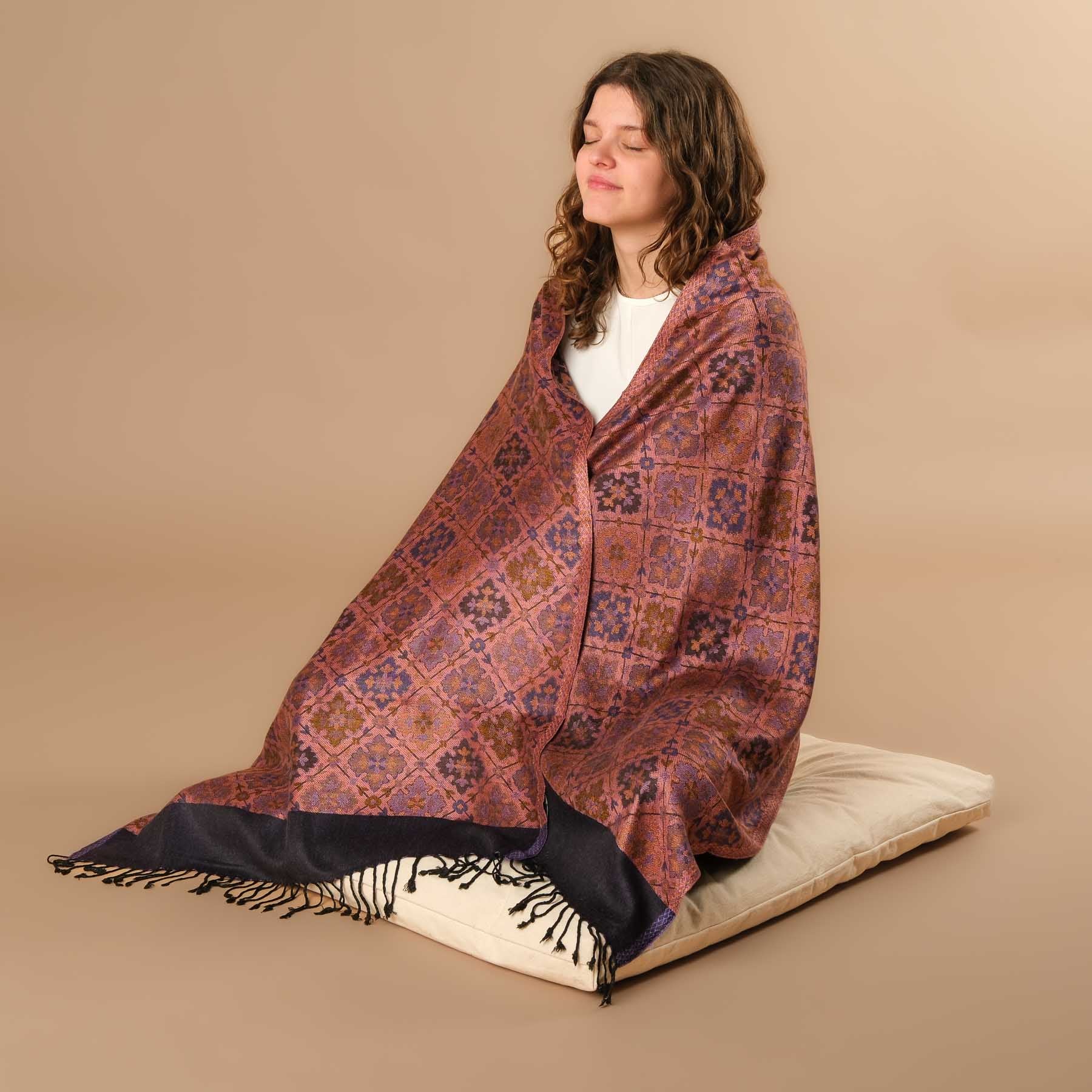 Écharpe de méditation en viscose Linda