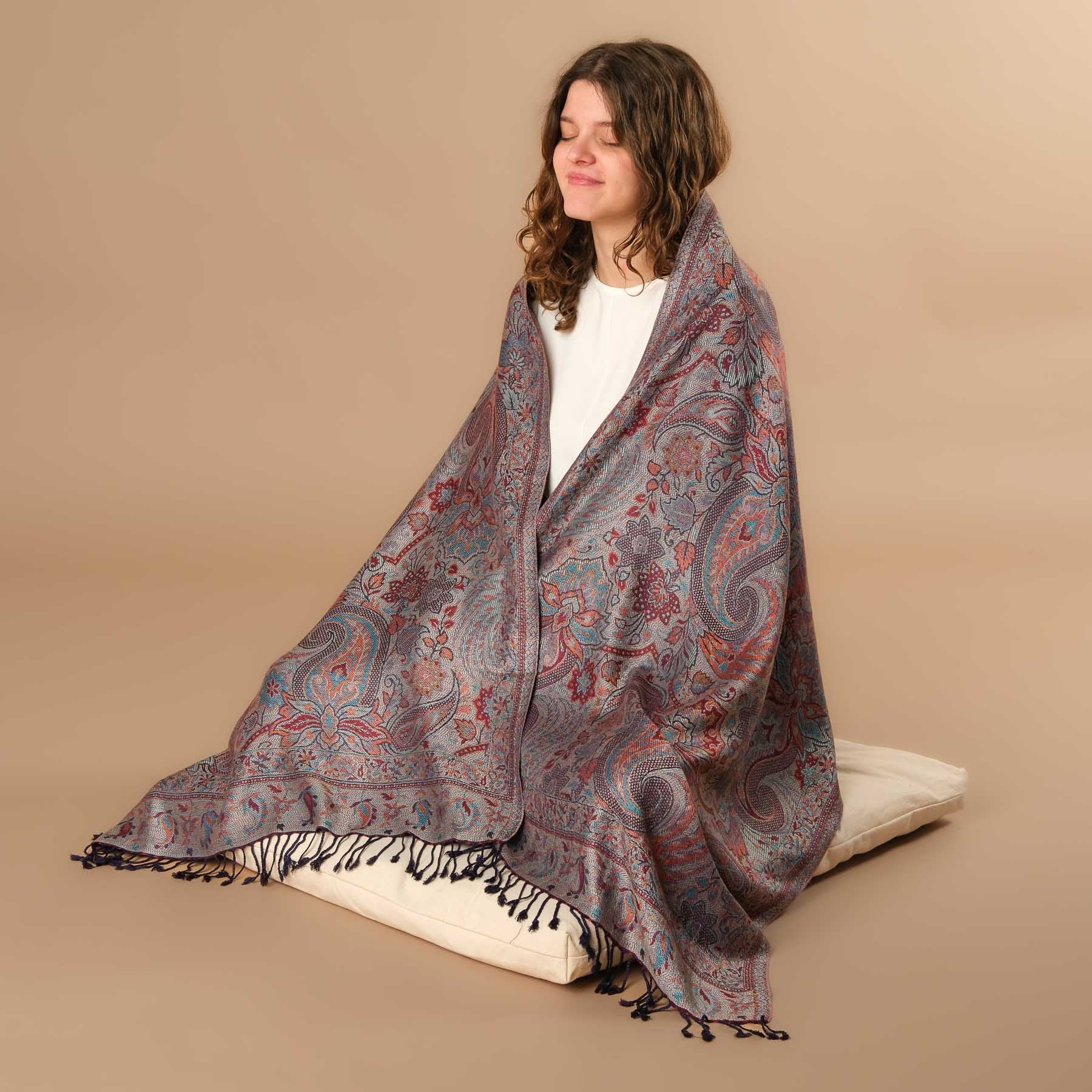 Écharpe de méditation en viscose Nila