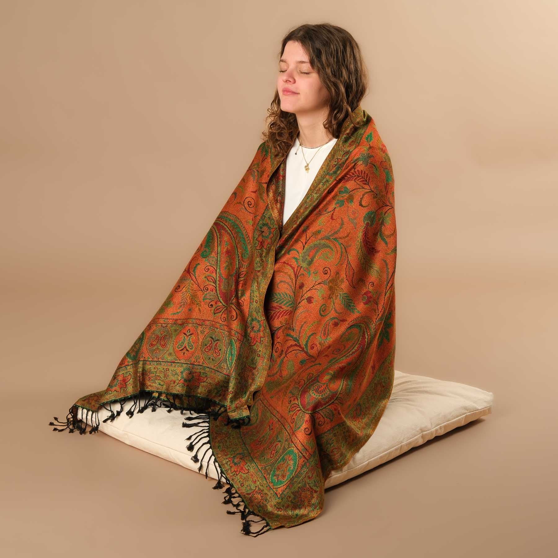 Écharpe de méditation en viscose Pocahontas