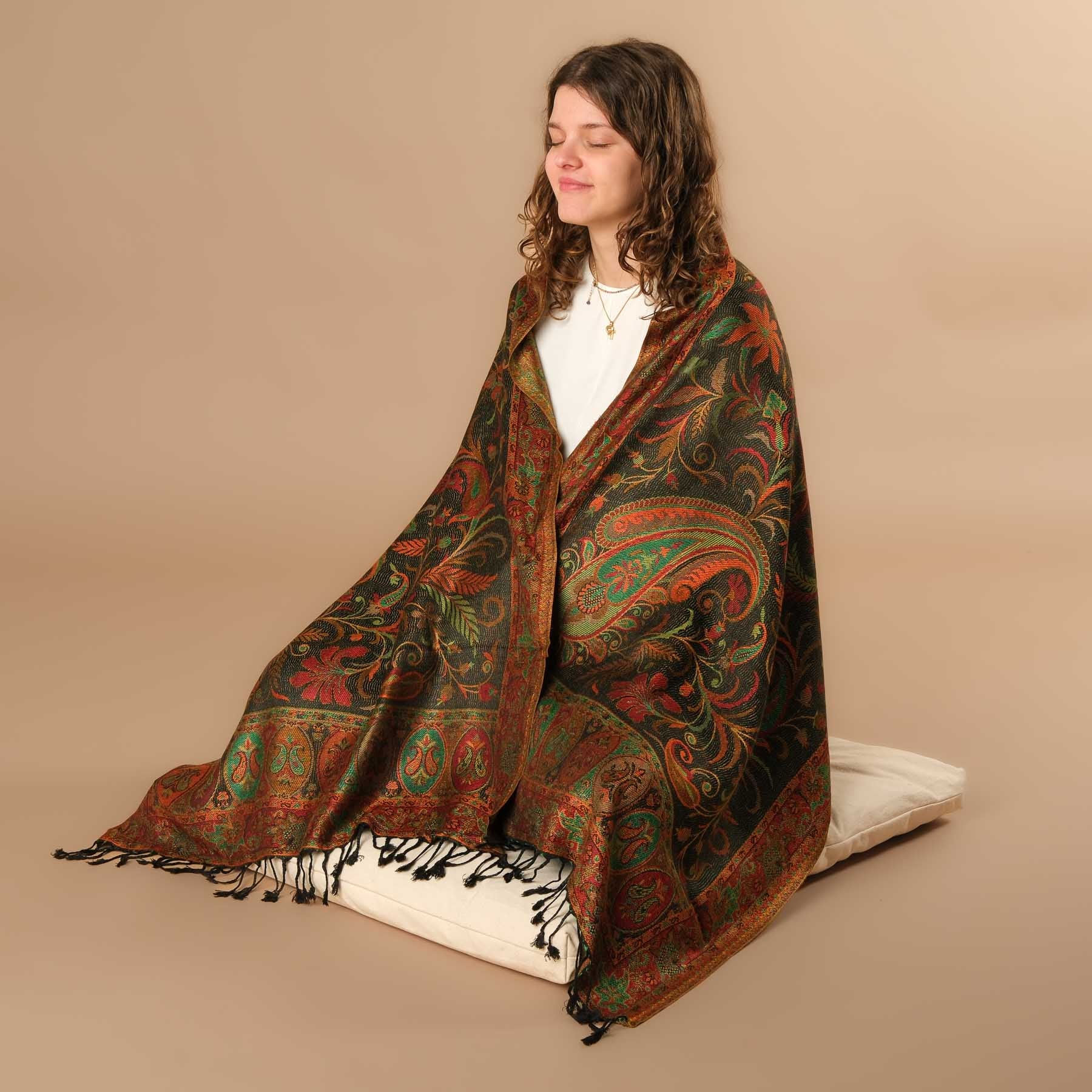 Écharpe de méditation en viscose Pocahontas