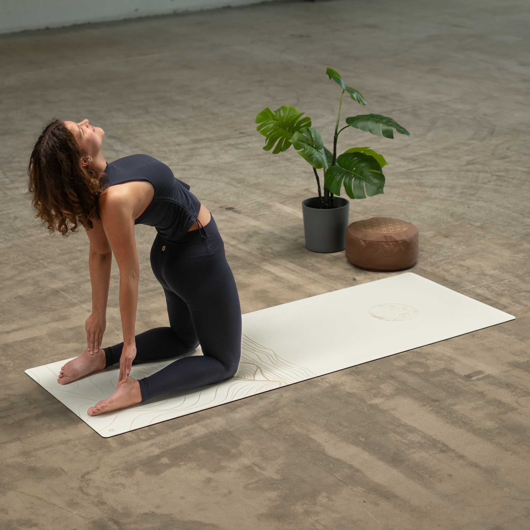 Tapis de yoga SuperGrip 2.0 Sahara blanc