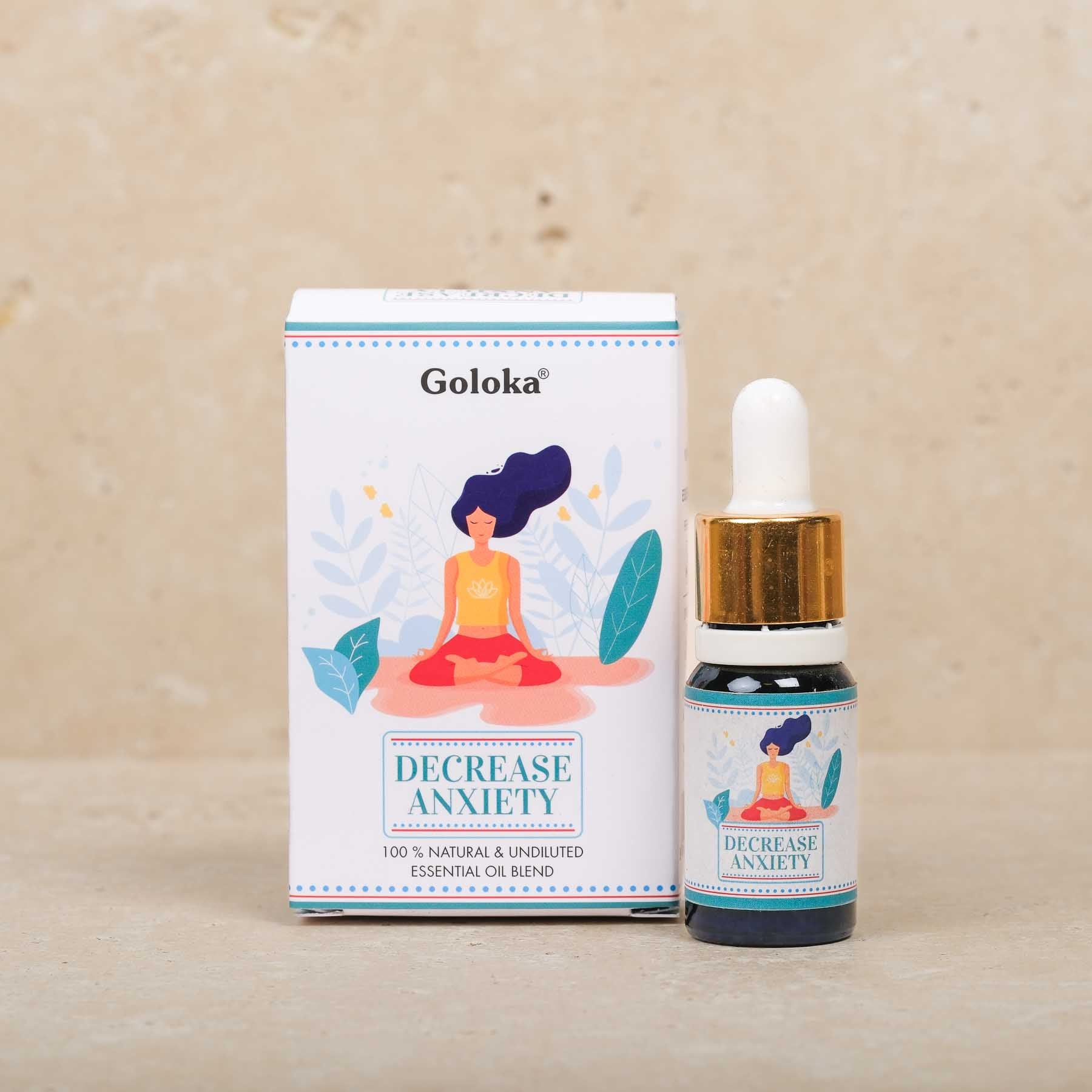 Decrease Anxiety mélange d'huiles essentielles pour plus de sérénité Goloka