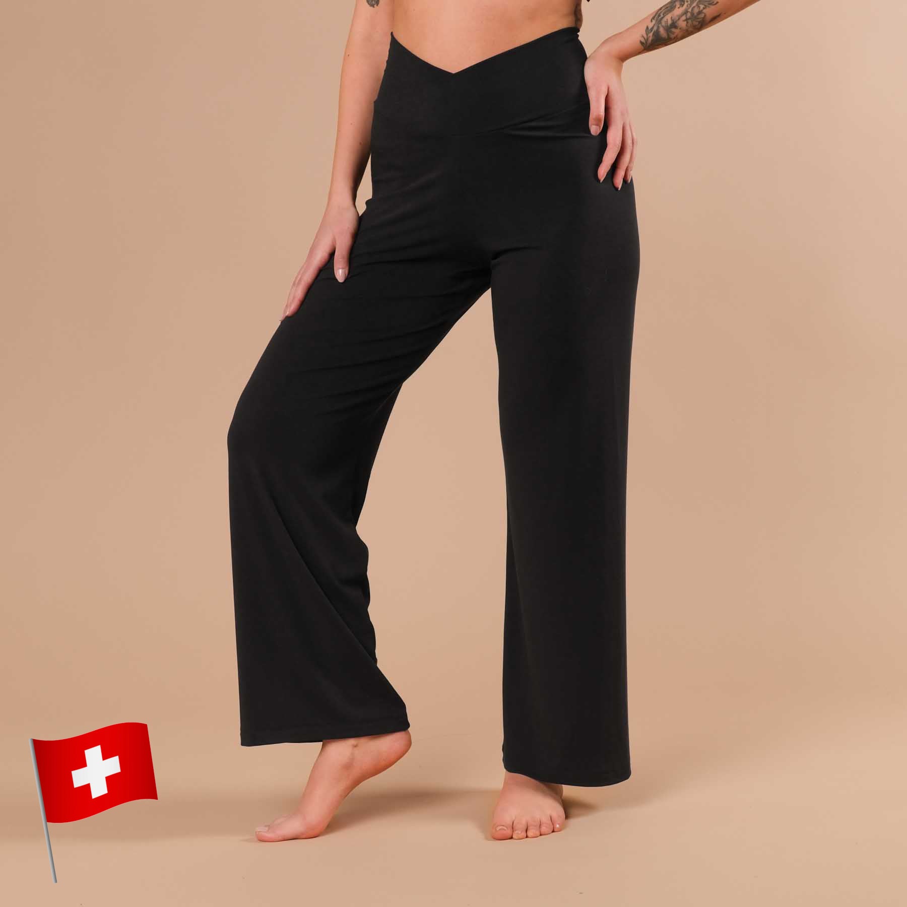 Yoga Culotte Comfy longue noire