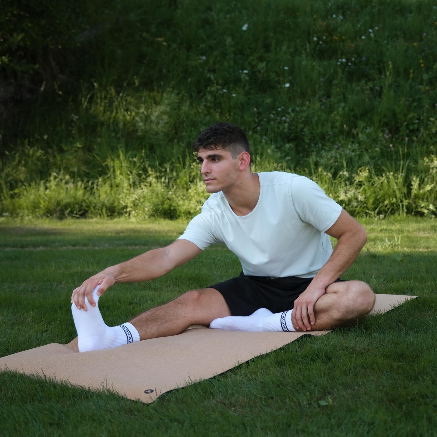 Shirt de yoga pour hommes Sunny à manches courtes menthe claire