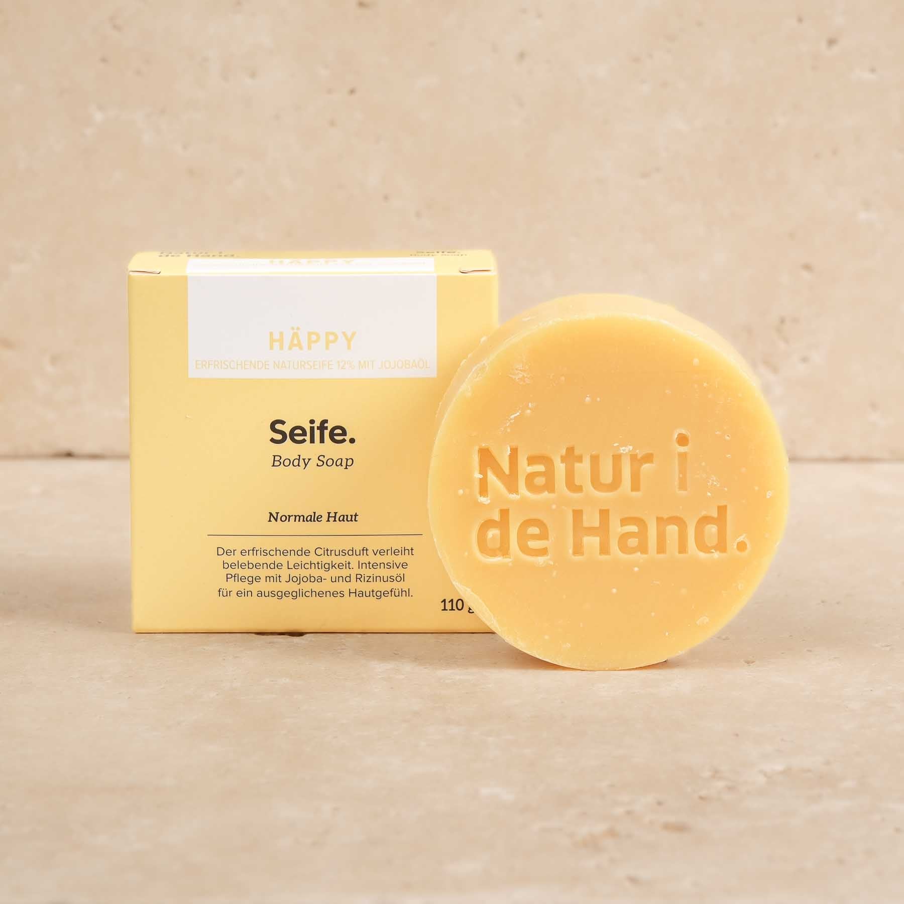 Savon pour le corps - Body Bar - Häppy, fabriqué à la main en Suisse