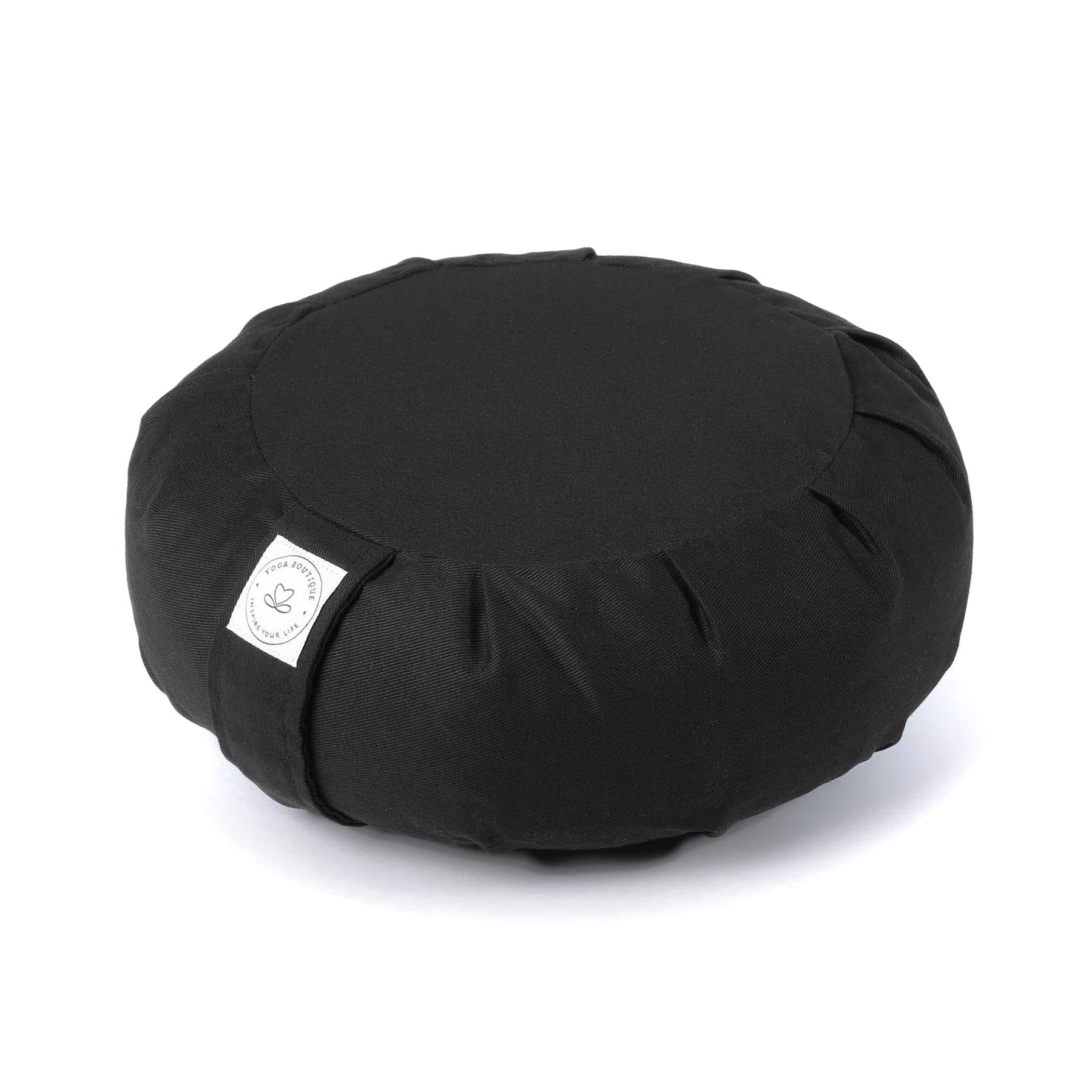 Coussin de méditation Zafu uni noir