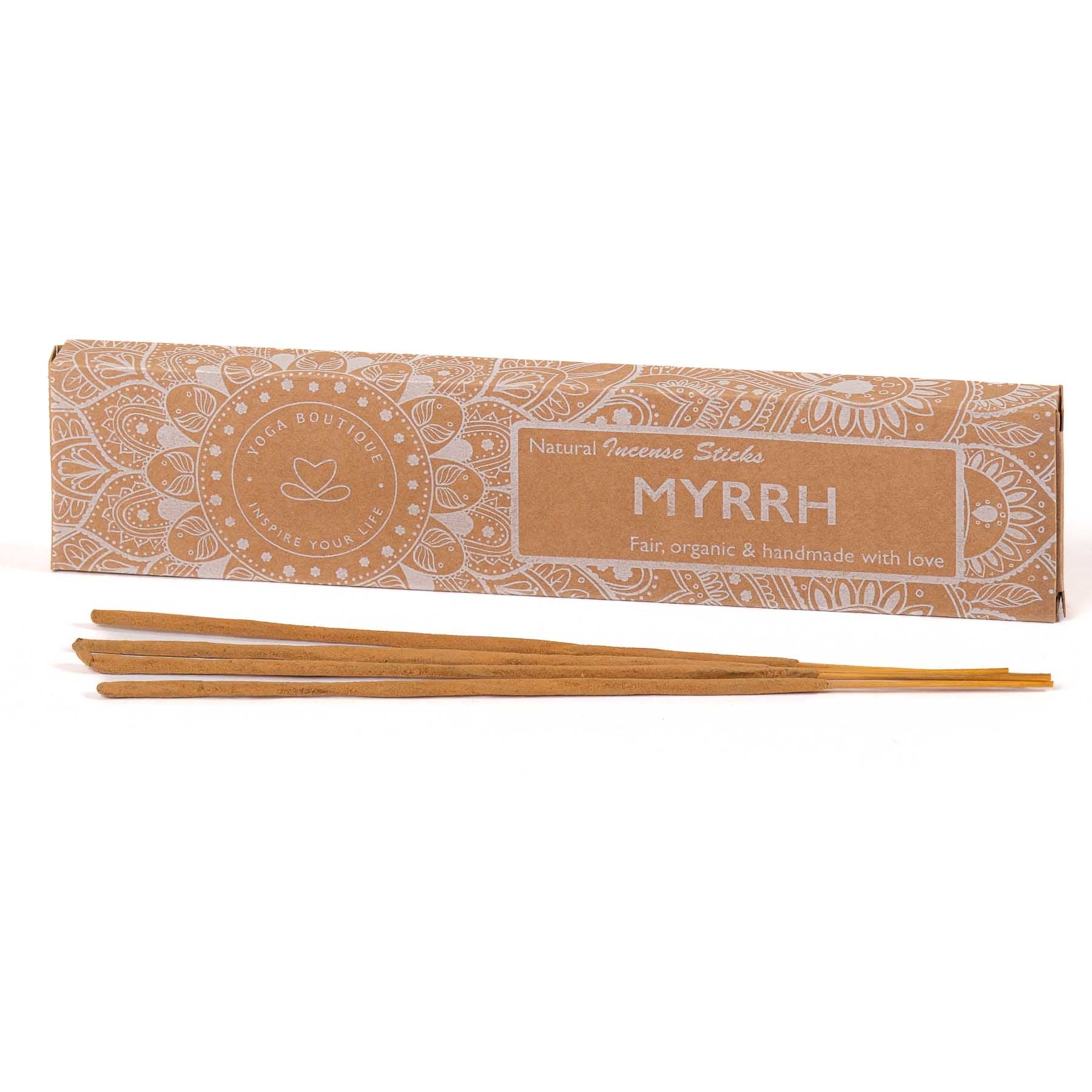 Bâtons d'encens Myrrhe Yoga Boutique