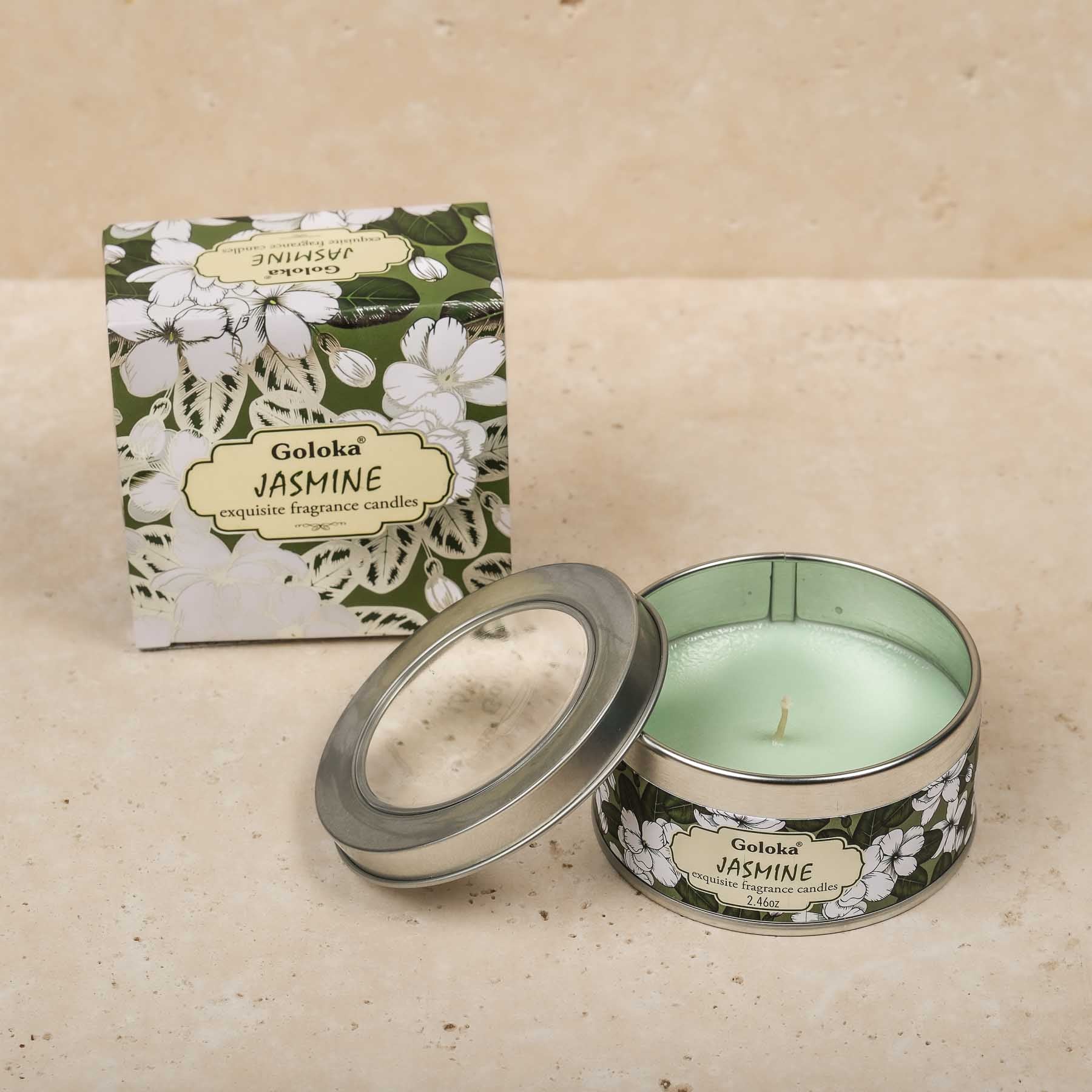 Bougie de voyage parfumée Jasmin Goloka