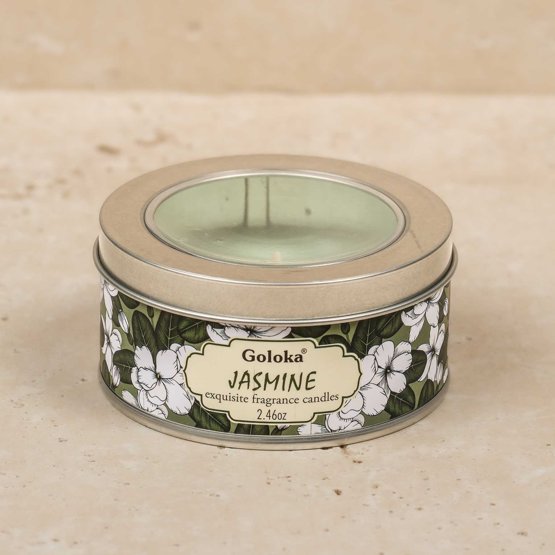 Bougie de voyage parfumée Jasmin Goloka