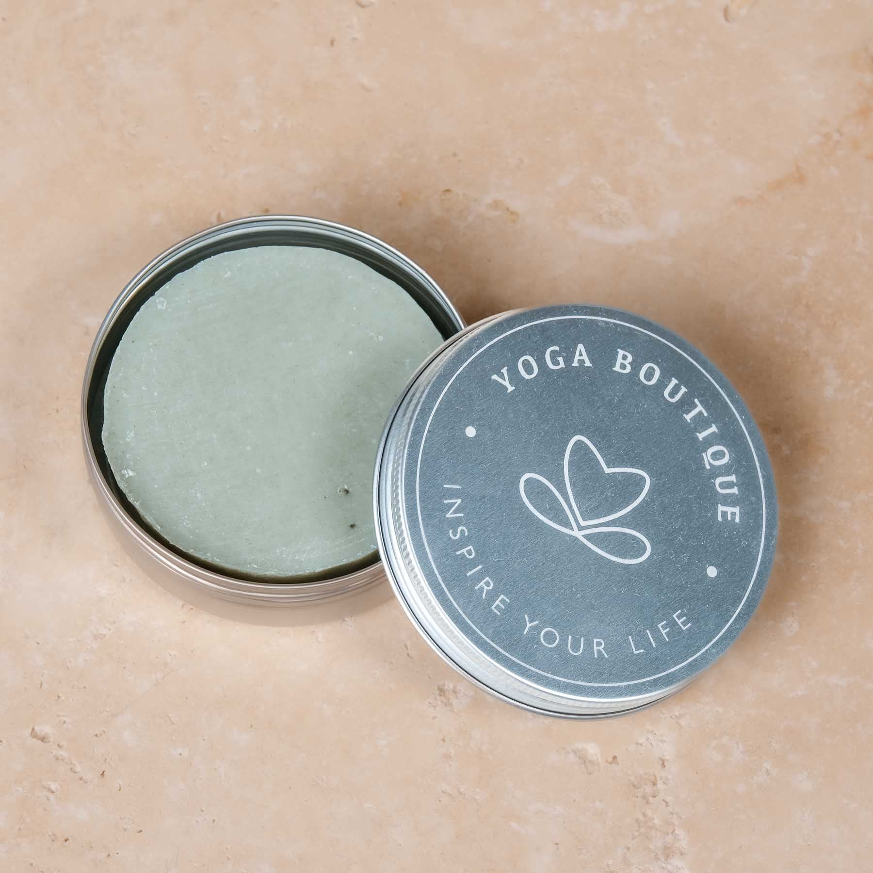 Boîte à savon ronde en aluminium