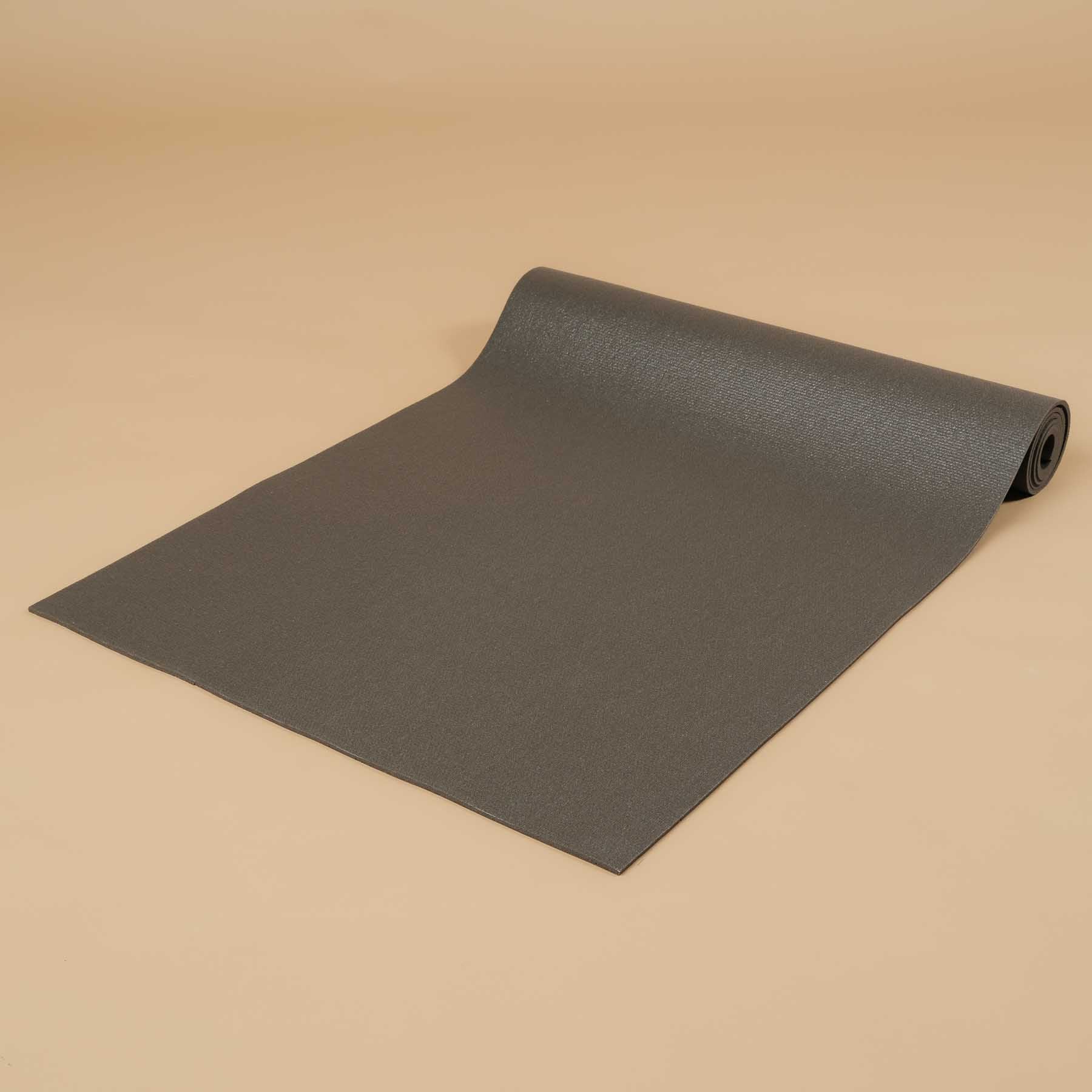 Tapis de yoga Studio PVC anthracite