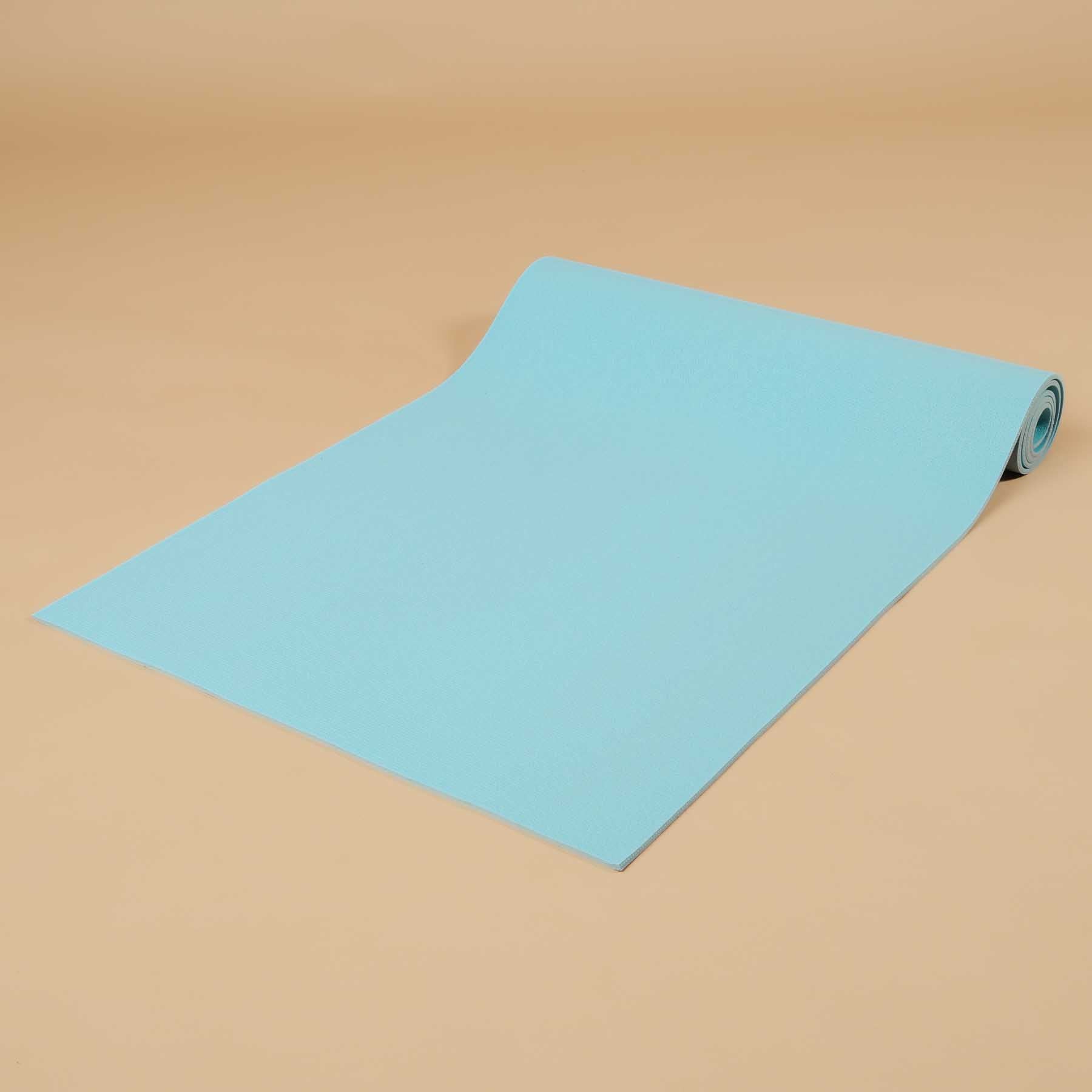 Tapis de yoga Studio PVC bleu clair