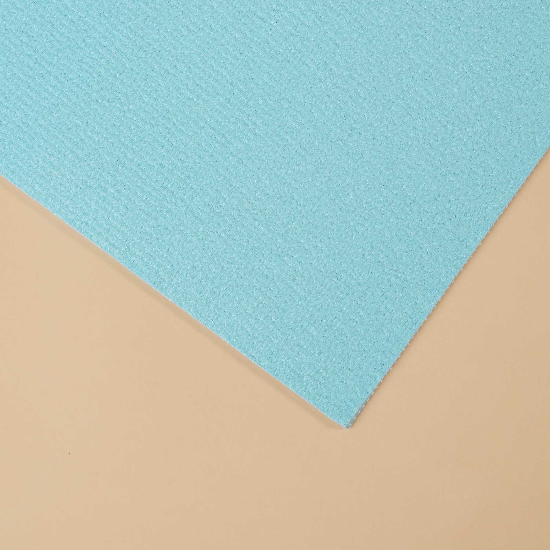 Tapis de yoga Studio PVC bleu clair