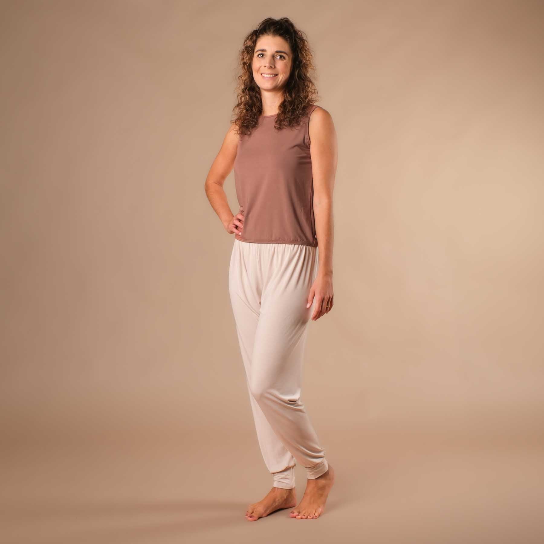 Débardeur Comfy largement fabriqué de manière durable en Suisse terracotta