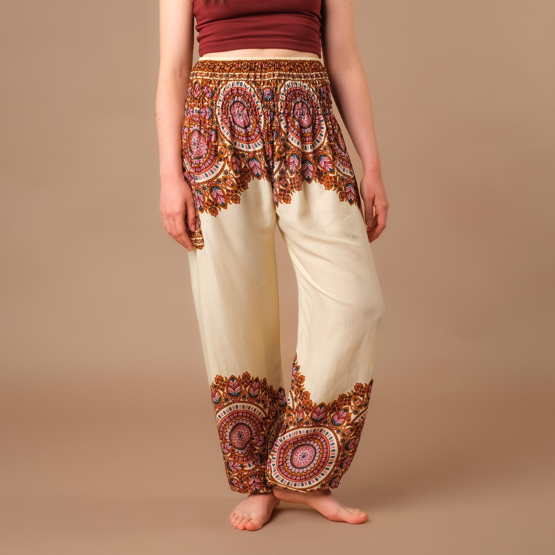 Pantalon de yoga harem Jaipur Boho Pants écru