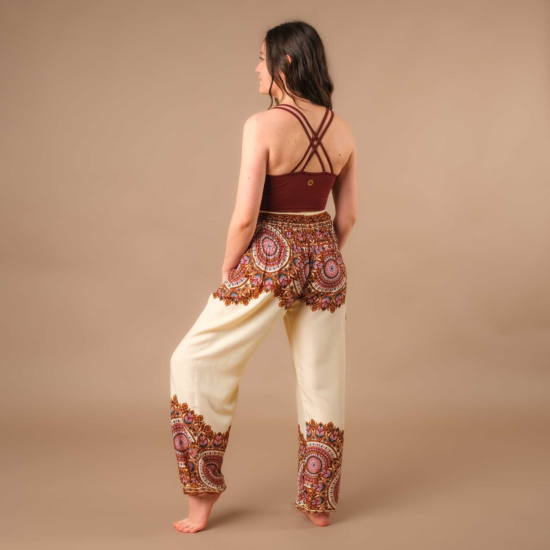 Pantalon de yoga harem Jaipur Boho Pants écru