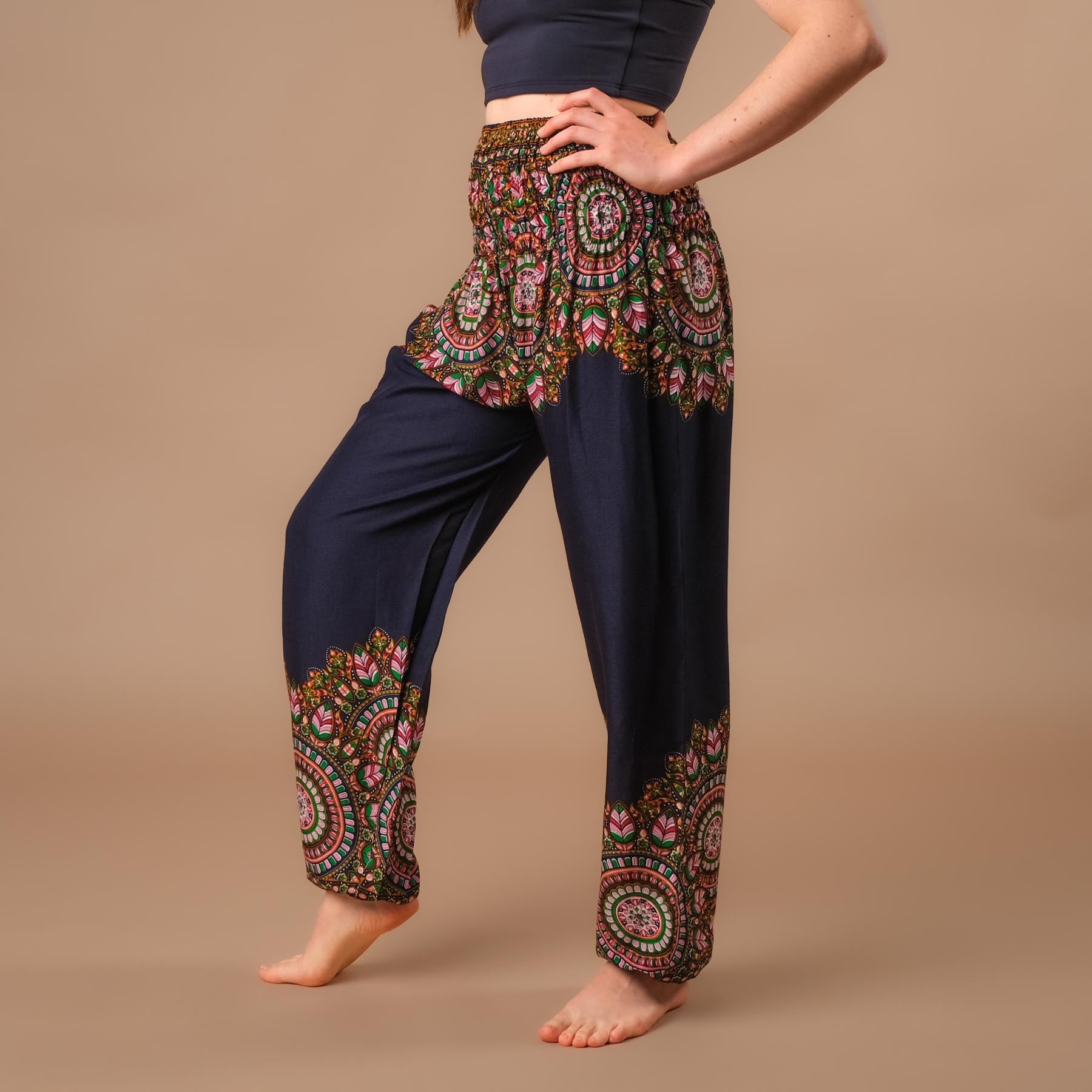 Pantalon de yoga harem Jaipur Boho Pants navy