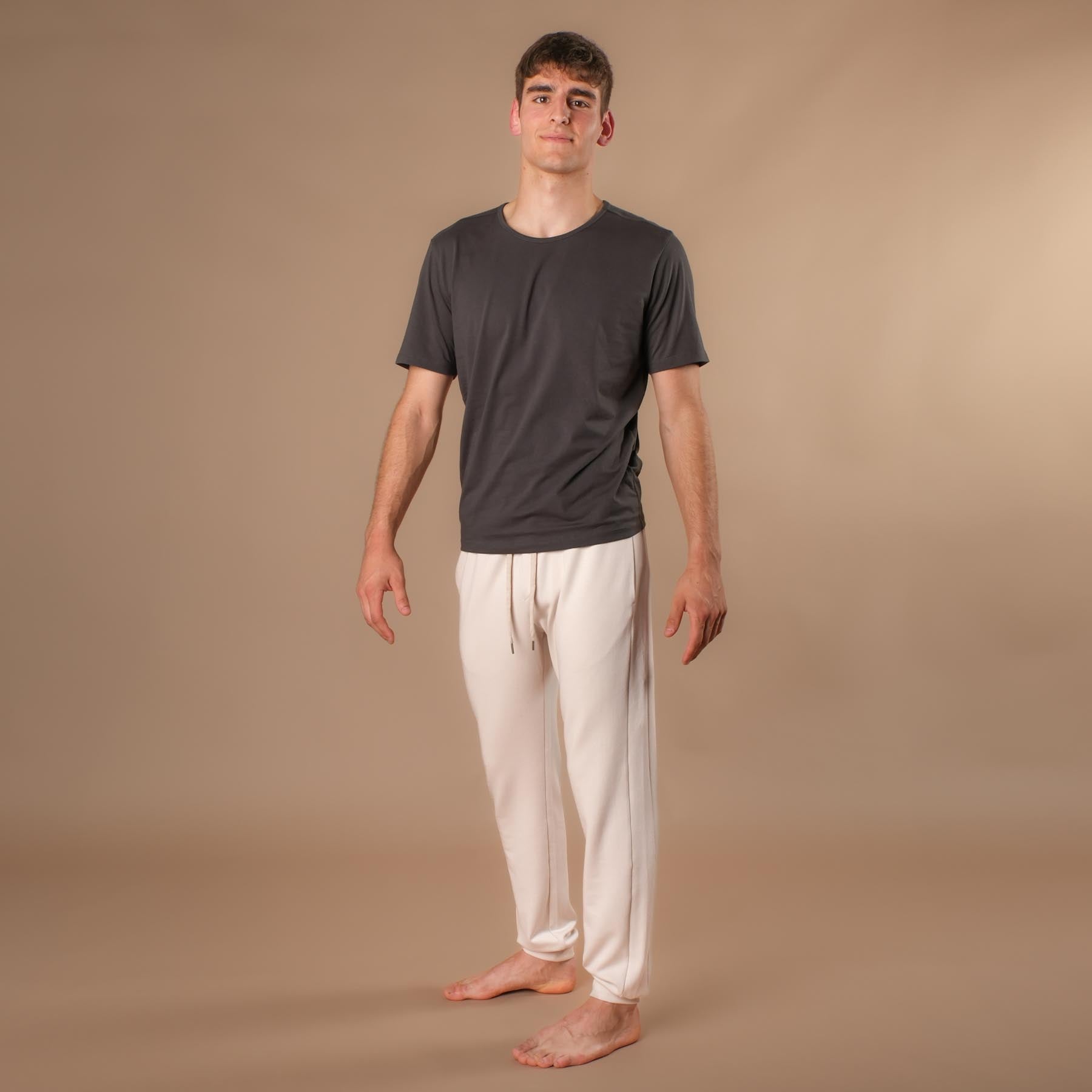Pantalon de yoga pour hommes Sweatpants écru