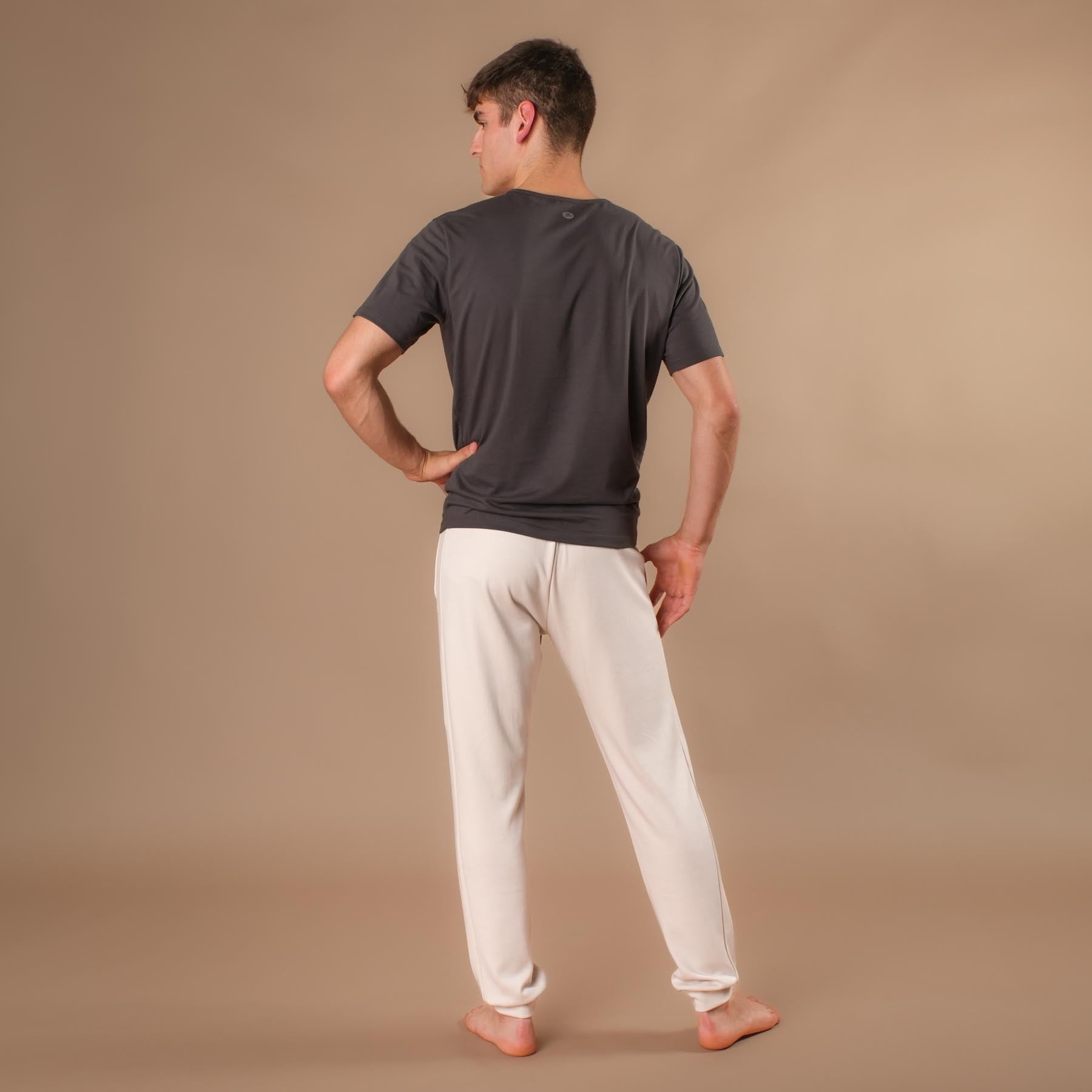 Pantalon de yoga pour hommes Sweatpants écru