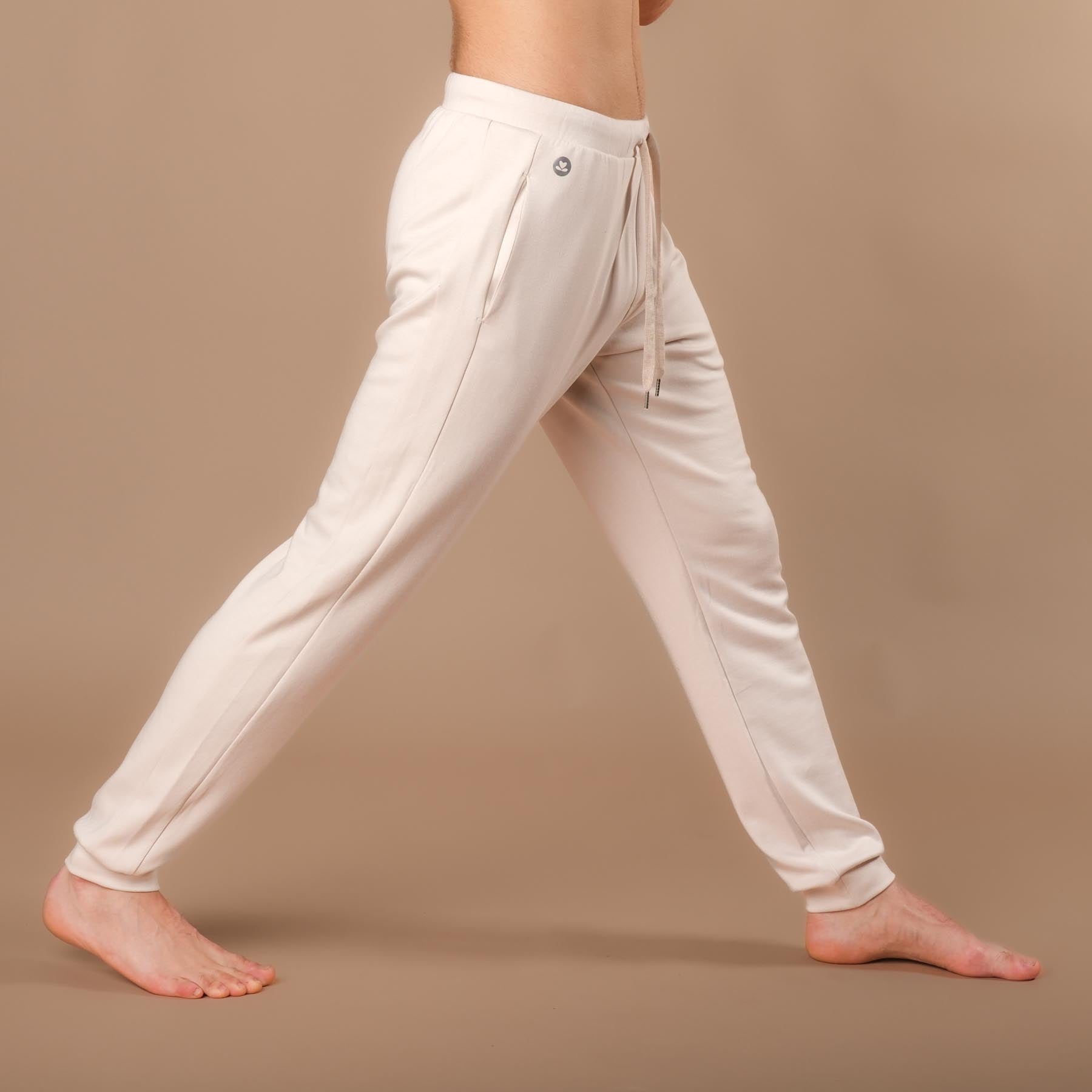 Pantalon de yoga pour hommes Sweatpants écru