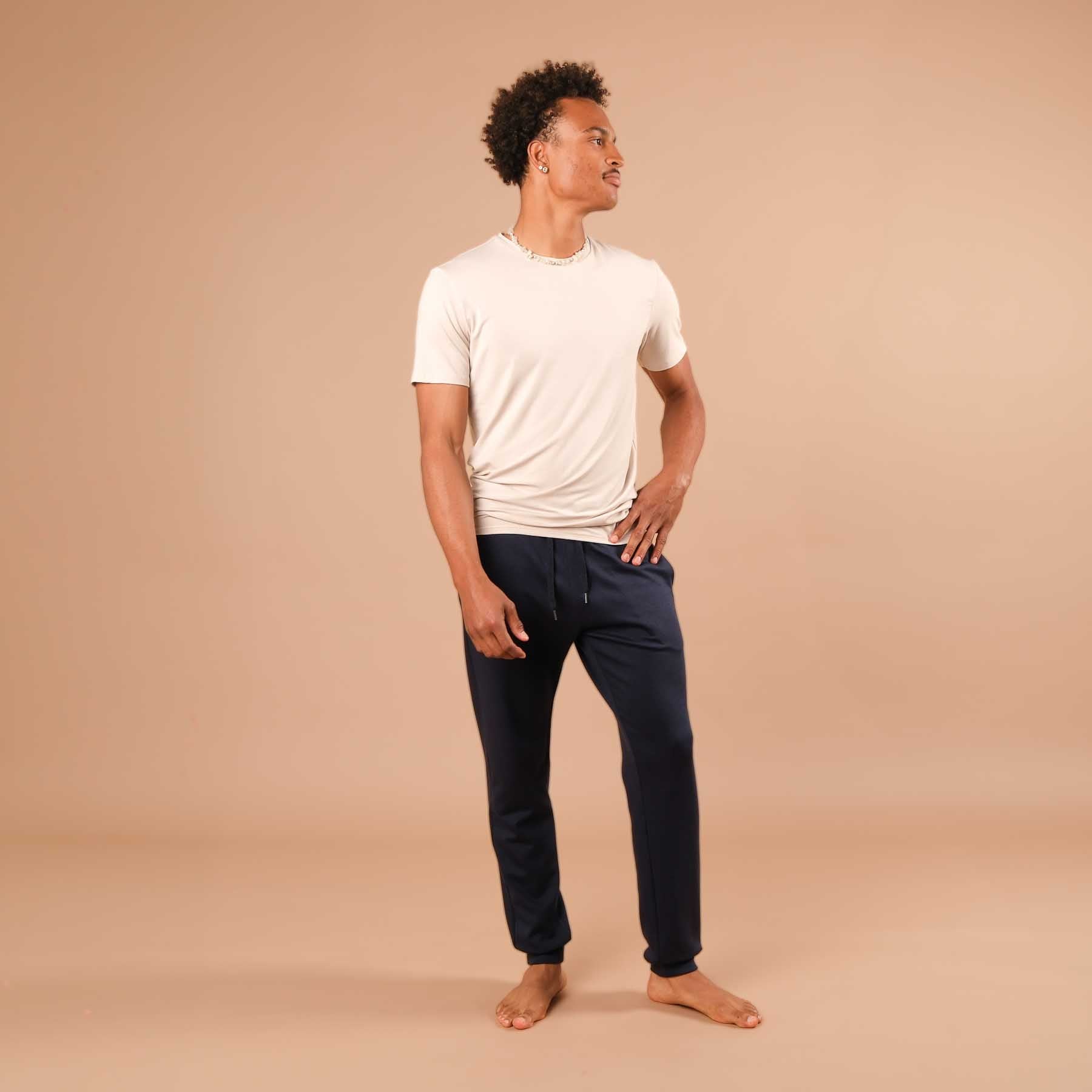 Pantalon de yoga et de jogging pour hommes Sweatpants navy