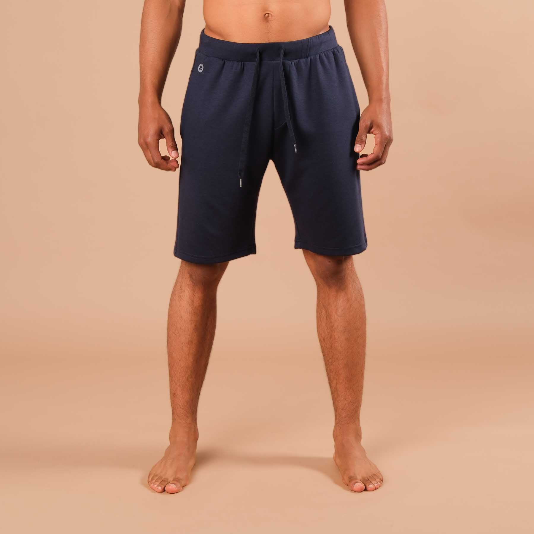 Short de yoga homme navy