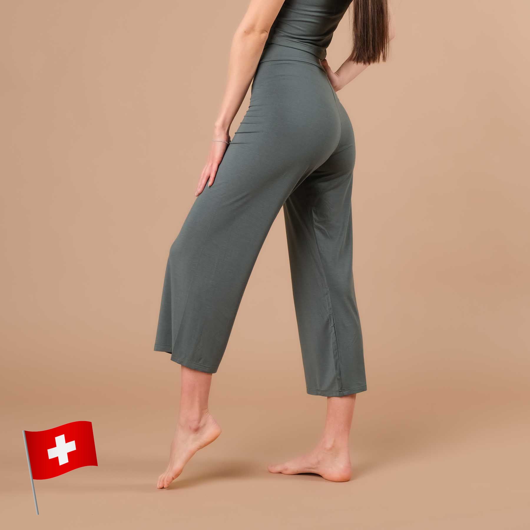 Yoga Culotte d'été Comfy émeraude