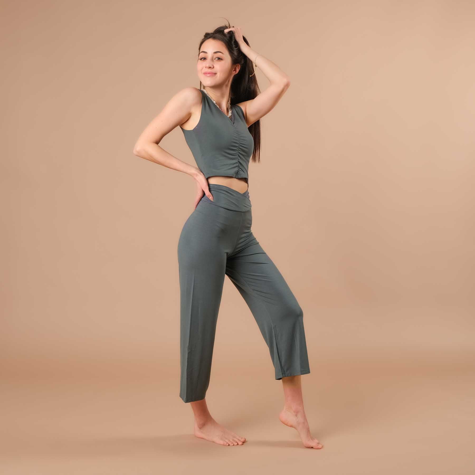 Yoga Culotte d'été Comfy émeraude